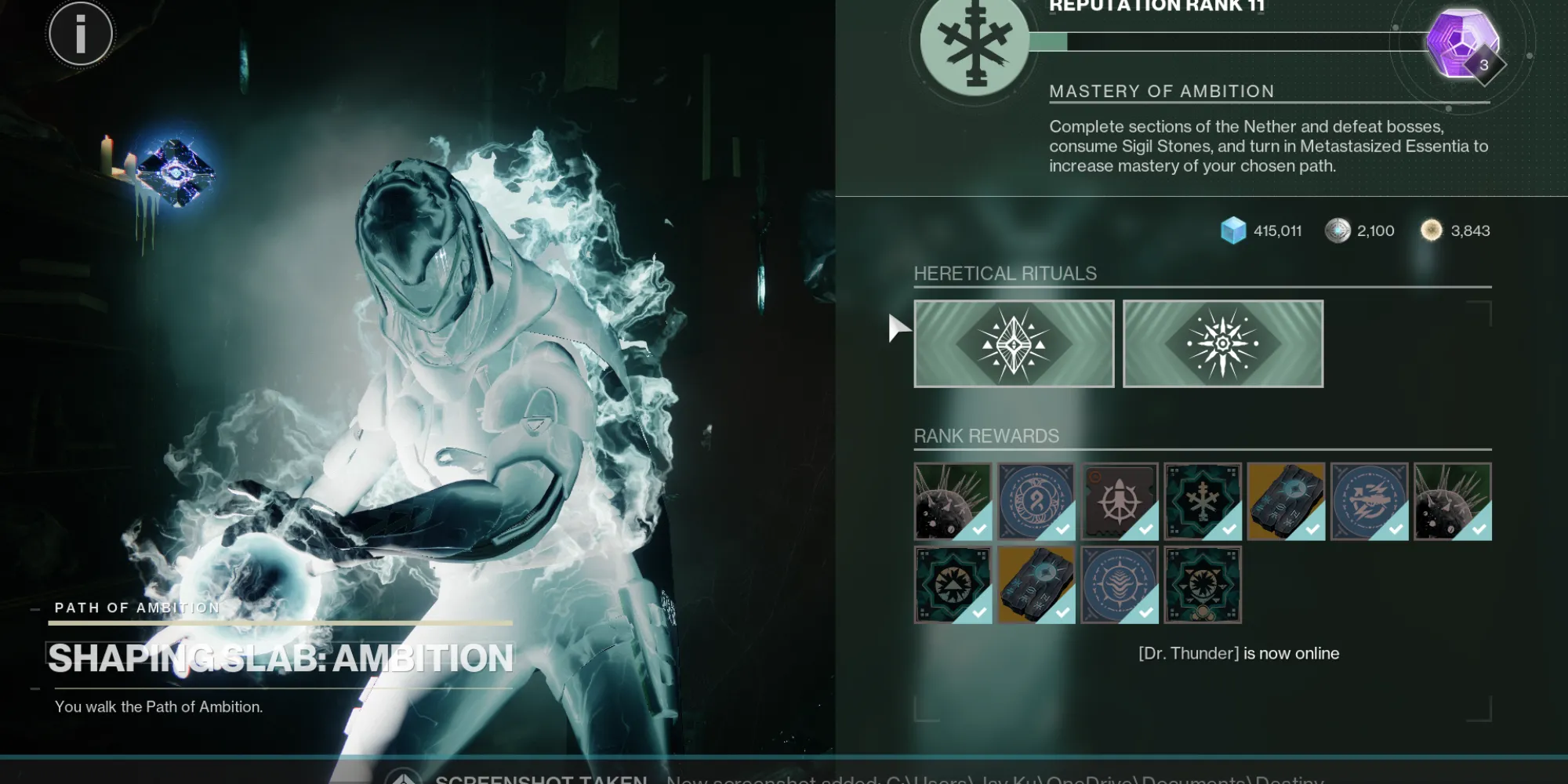 Destiny 2: Ảnh minh họa từ Episode Heresy Act 2, liên quan đến The Taken Path.