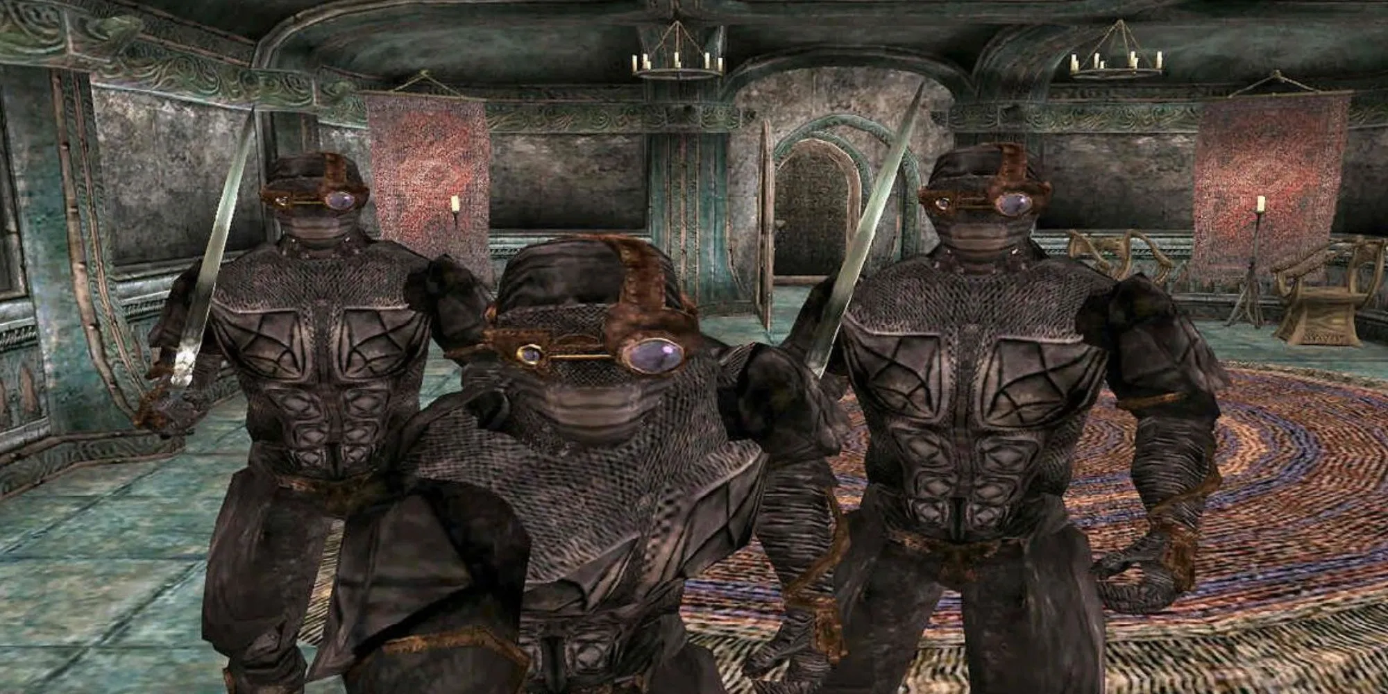 Hình ảnh lính ám sát từ Dark Brotherhood trong game RPG thế giới mở Morrowind