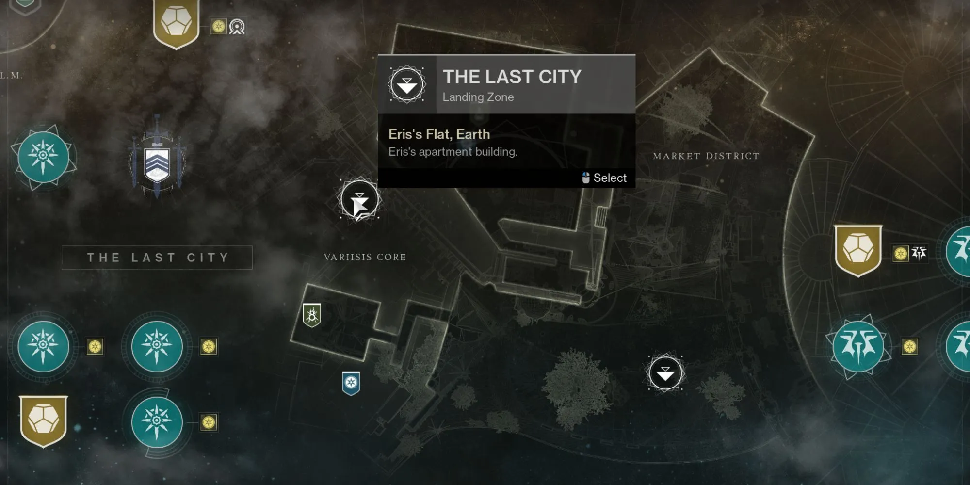 Lối vào căn hộ của Eris Morn trong Destiny 2 để bắt đầu giải đố cờ vua