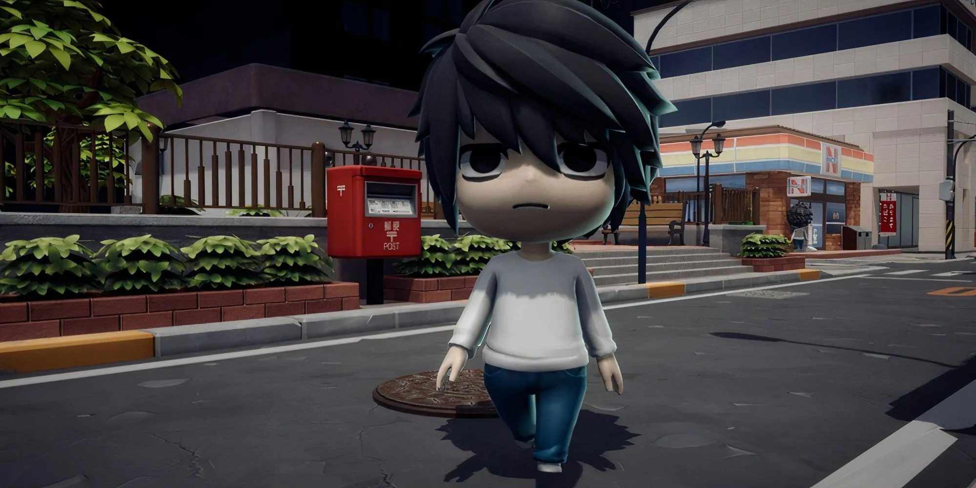Nhân vật L trong game suy luận xã hội Death Note Killer Within, một game multiplayer nổi tiếng nhờ PS Plus.