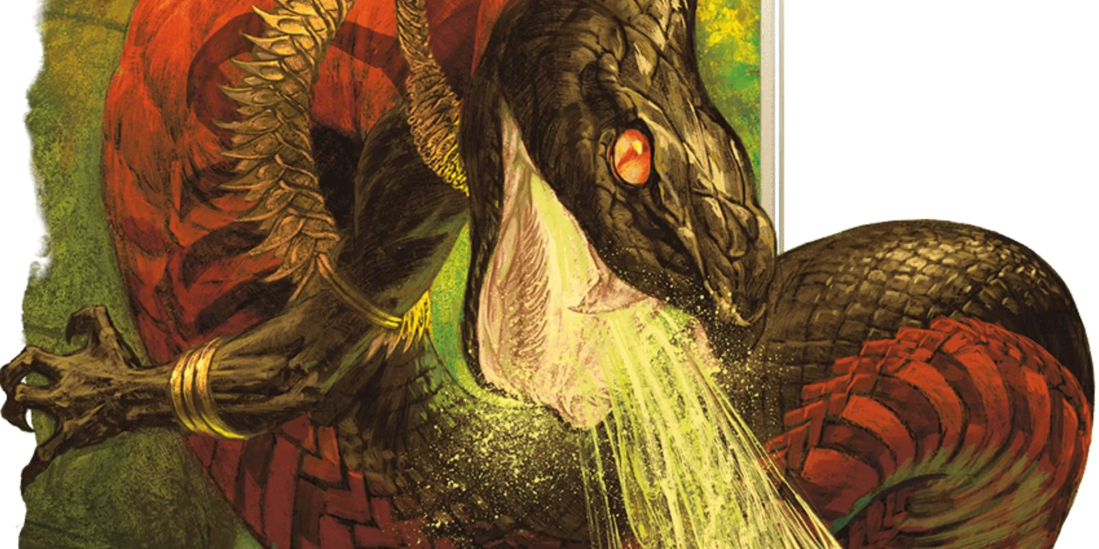 Yuan-ti Abomination phun axit, một sinh vật D&amp;D.