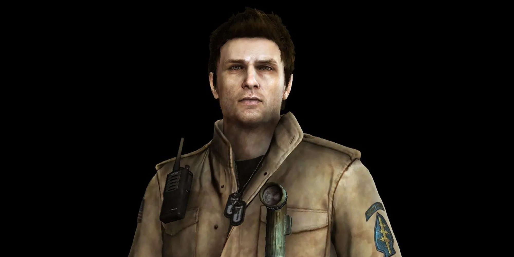 Alex Shepherd với vẻ mặt cương nghị trong Silent Hill Homecoming