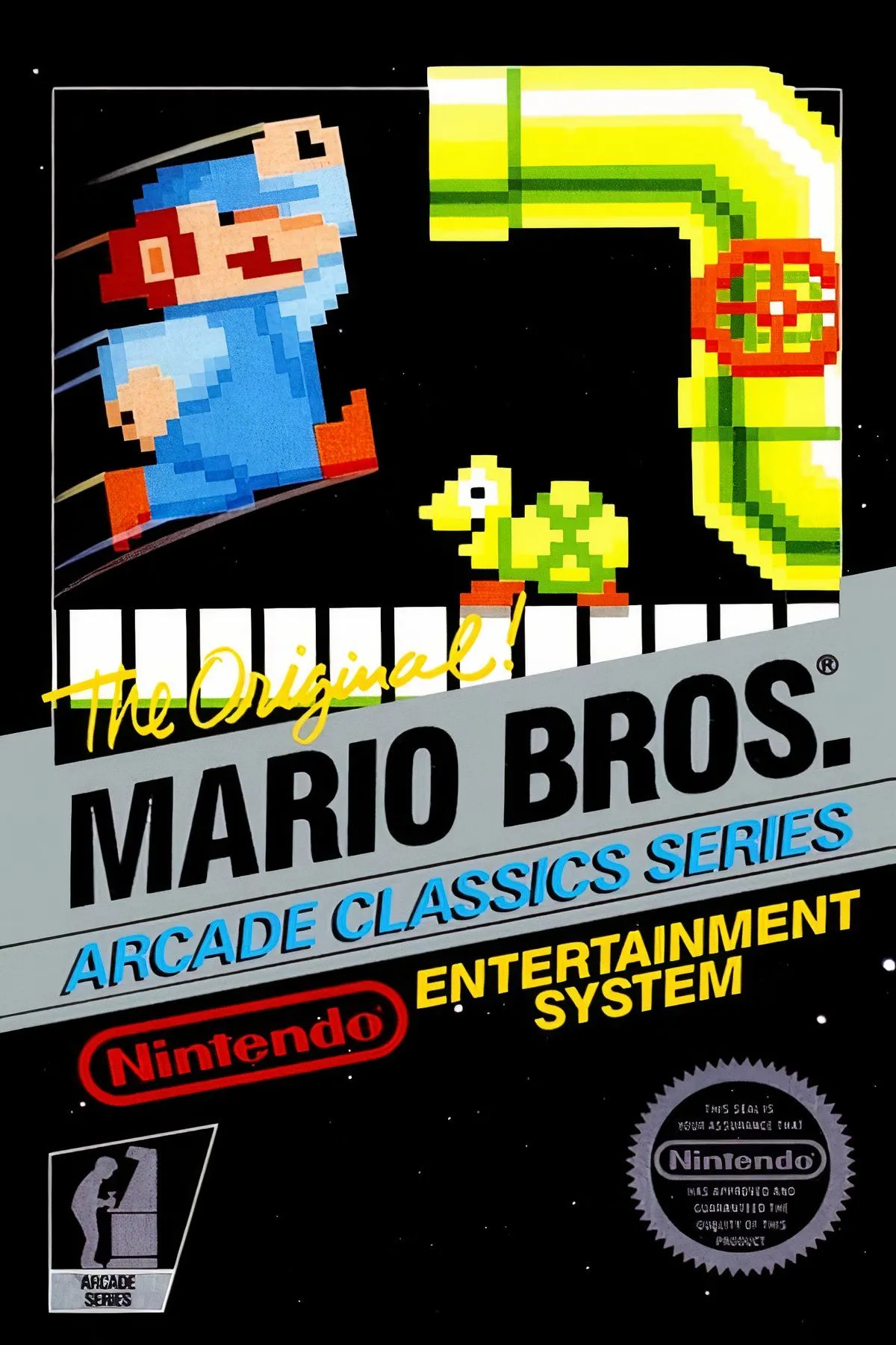 Ảnh tổng hợp từ phiên bản Mario Bros. Returns năm 1988