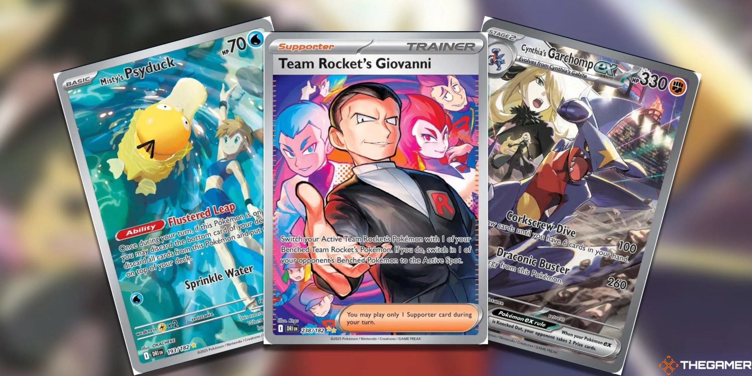Ba thẻ bài Pokemon TCG đáng giá từ series Destined Rivals, bao gồm thẻ Misty