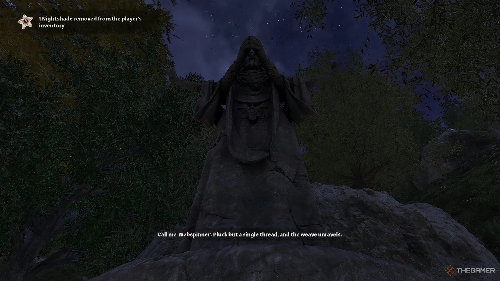 Bắt đầu nhiệm vụ Mephala trong The Elder Scrolls IV Oblivion Remastered, khám phá Hoàng tử của dối trá và thao túng.