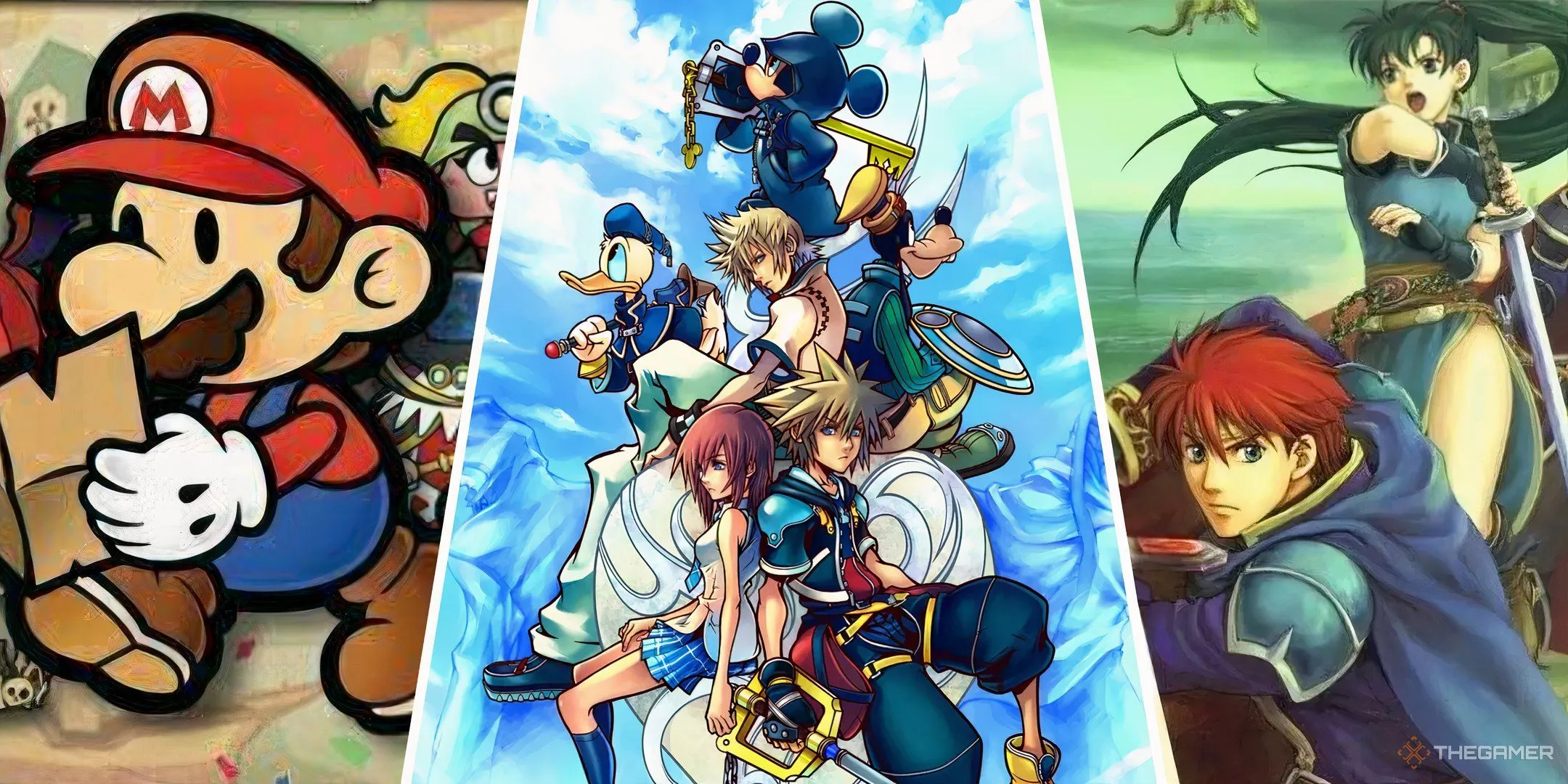 Bộ ba JRPG kinh điển của thập niên 2000: Paper Mario, Kingdom Hearts 2 và Fire Emblem The Blazing Blade