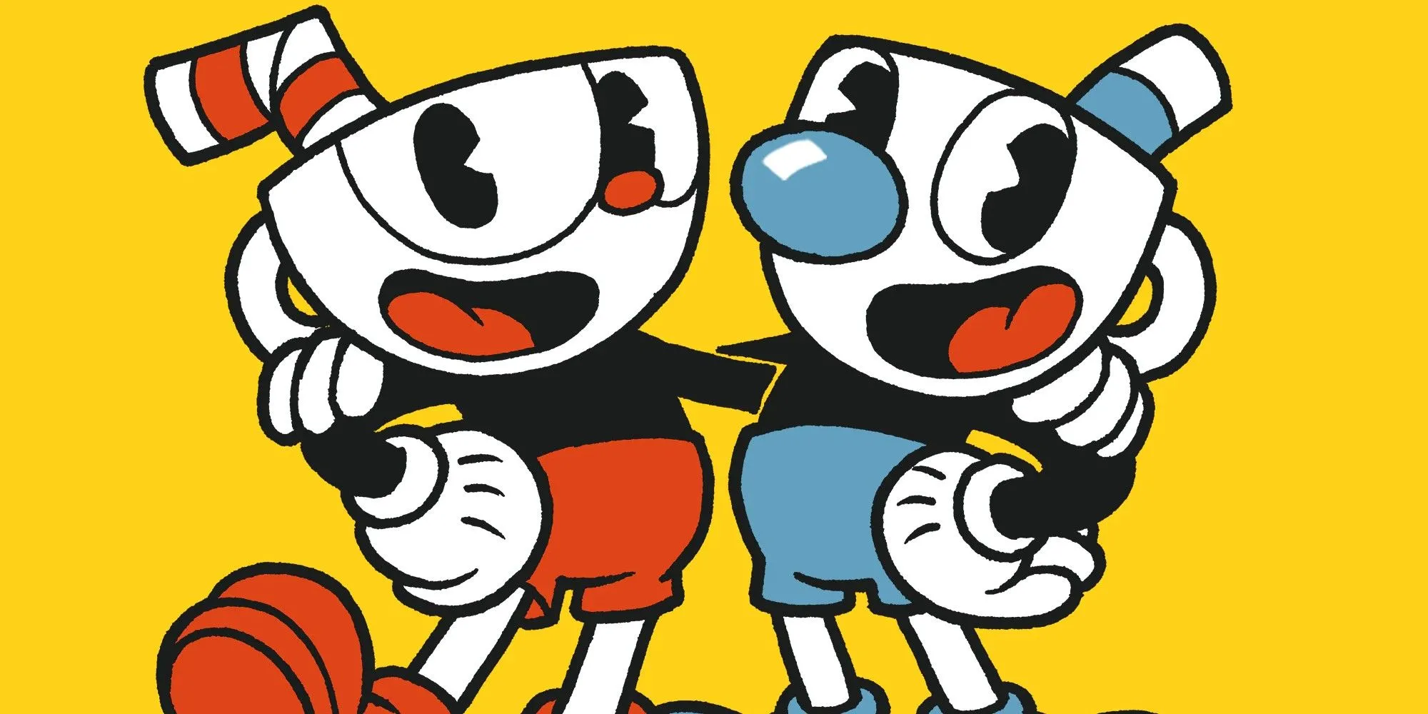 Bộ đôi Cuphead và Mugman sẵn sàng đối mặt thử thách trong trò chơi Cuphead
