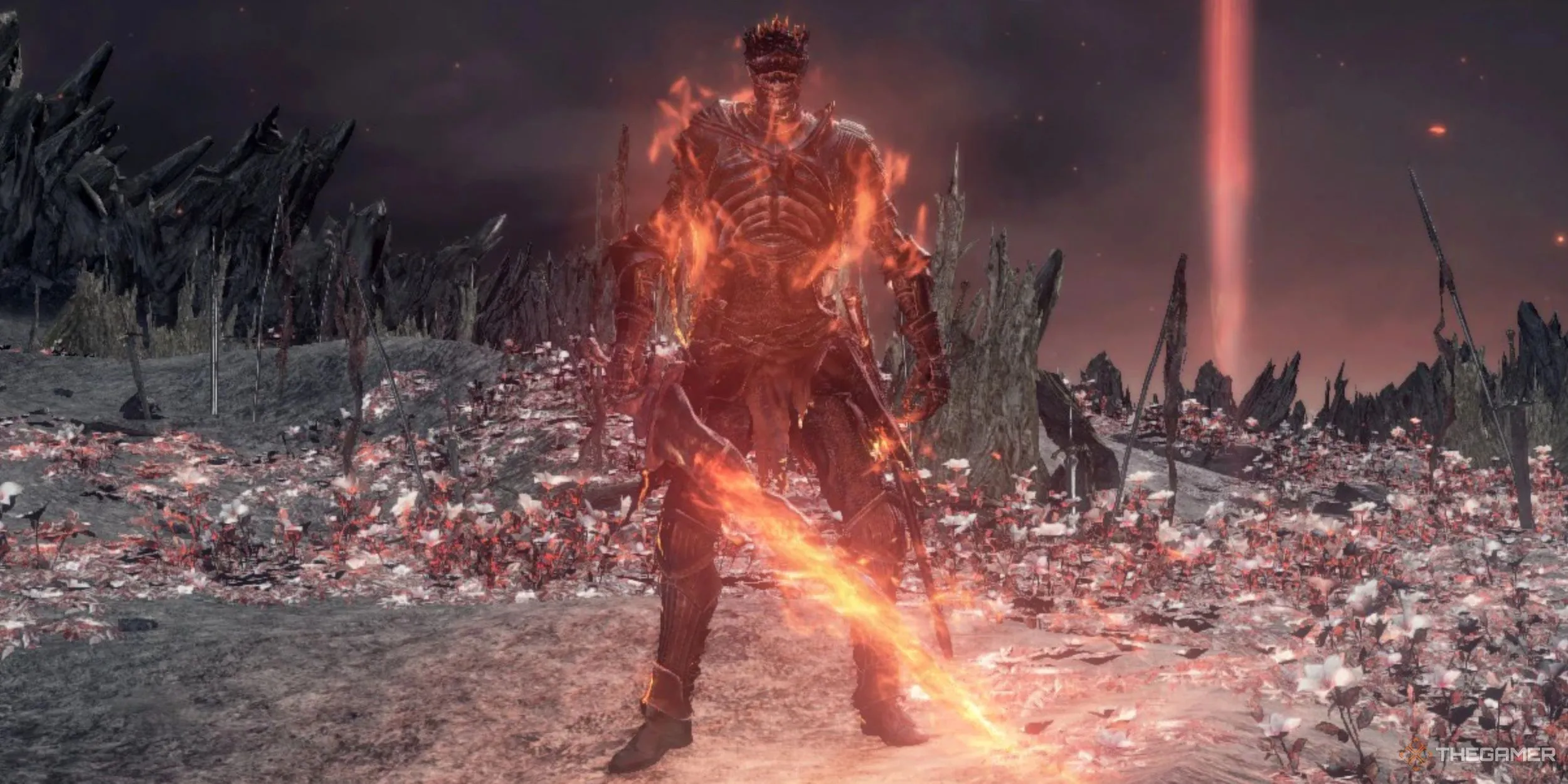 Boss Soul of Cinder trong Dark Souls 3, biểu tượng độ khó game FromSoftware