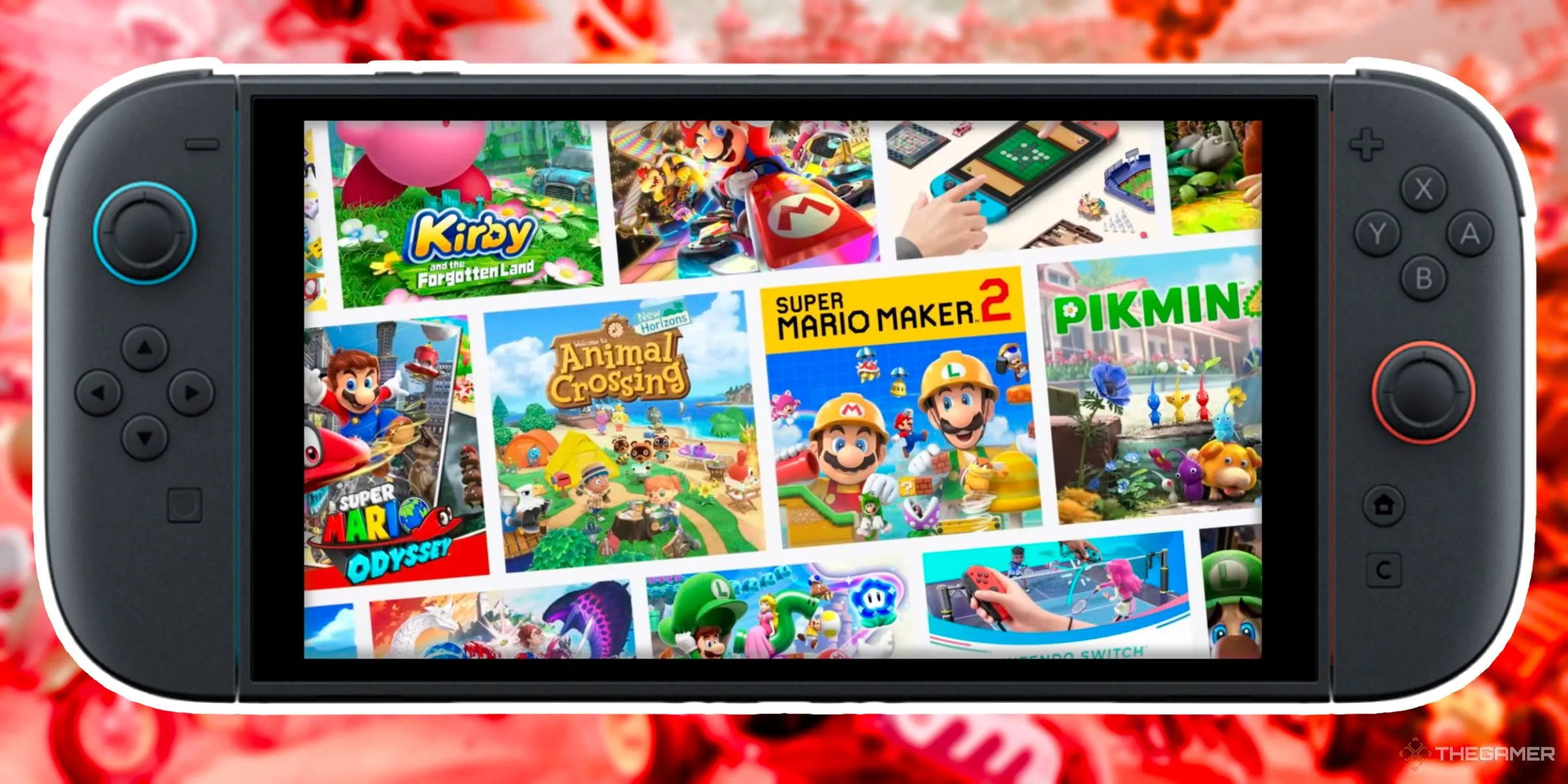 Các biểu tượng game Nintendo Switch 1 chạy mượt mà trên nền máy Nintendo Switch 2, gợi ý việc chơi lại game cũ.