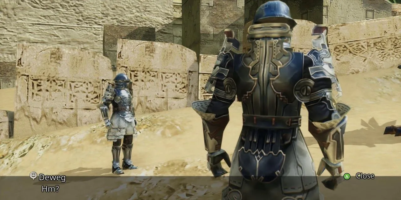Cặp đôi lính Gibbs và Deweg trong Final Fantasy XII, một easter egg tinh tế về Star Wars.