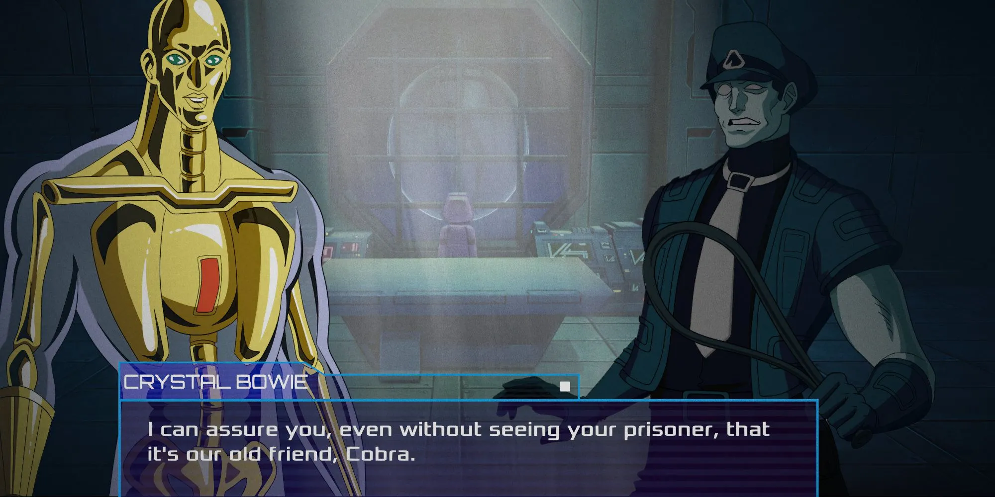 Cobra đối đầu với Crystal Bowie trong Space Adventure Cobra The Awakening