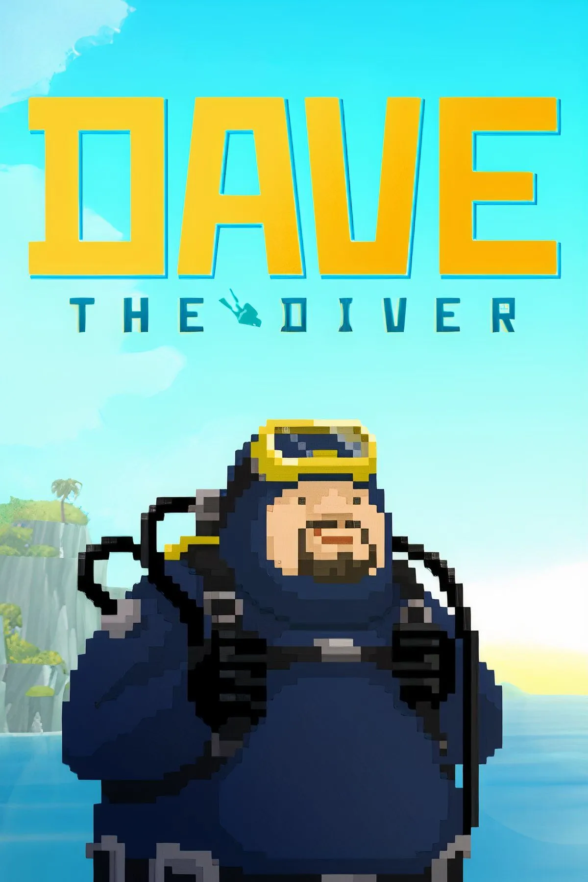 Dave lặn biển sâu khám phá hệ sinh thái dưới nước trong game Dave the Diver với đồ họa pixel art đẹp mắt.
