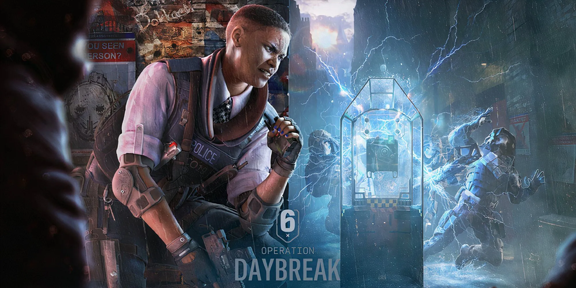 Giao diện hành động trong chế độ Dual Front của Rainbow Six Siege X, minh họa khả năng di chuyển và tương tác môi trường