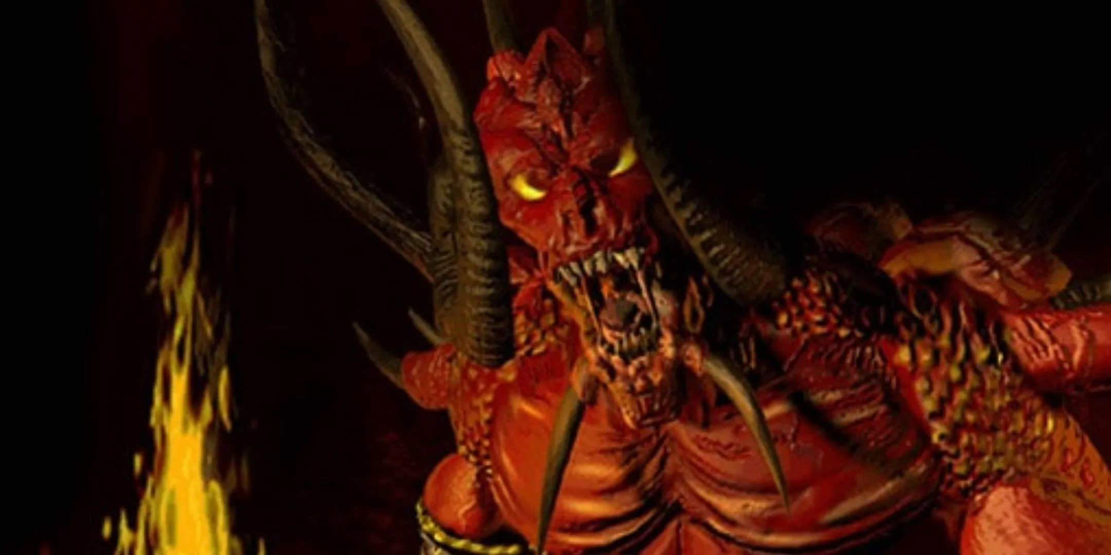Hình ảnh bìa của Diablo, biểu tượng của dòng game nhập vai hành động kinh điển, ám ảnh người chơi.