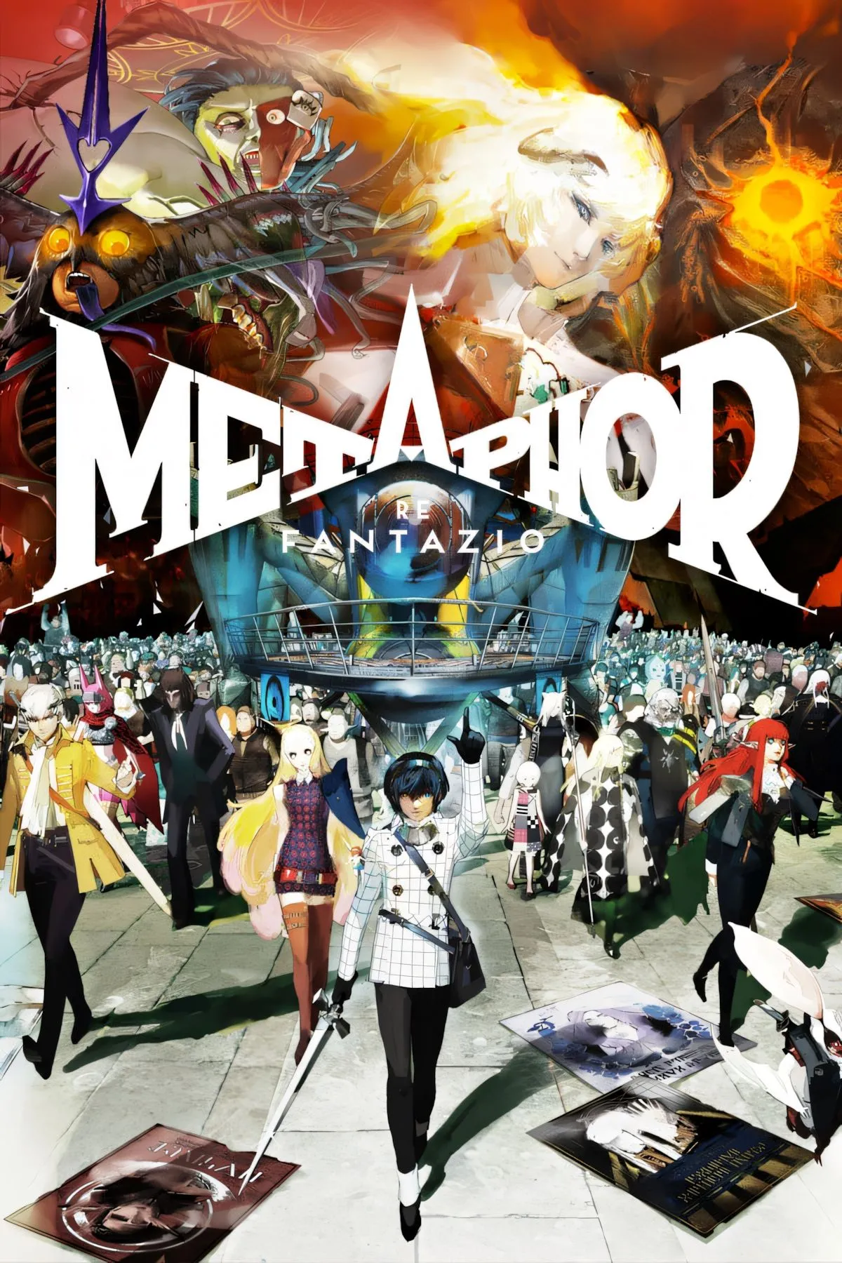 Hình ảnh bìa Metaphor: ReFantazio, một tựa game JRPG mới được đánh giá cao