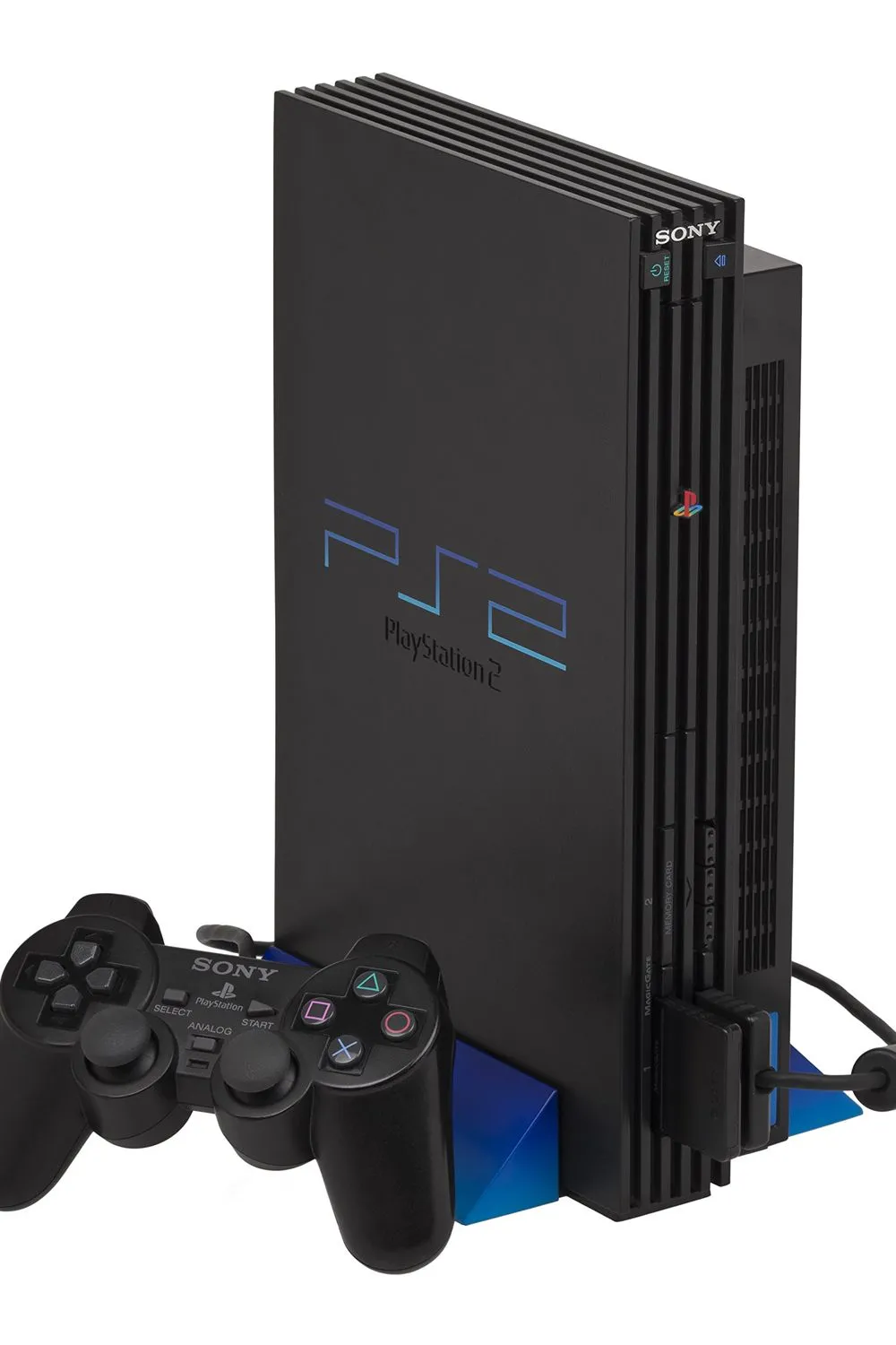 Hình ảnh minh họa console PlayStation 2 (PS2) bị tìm thấy tại bãi rác
