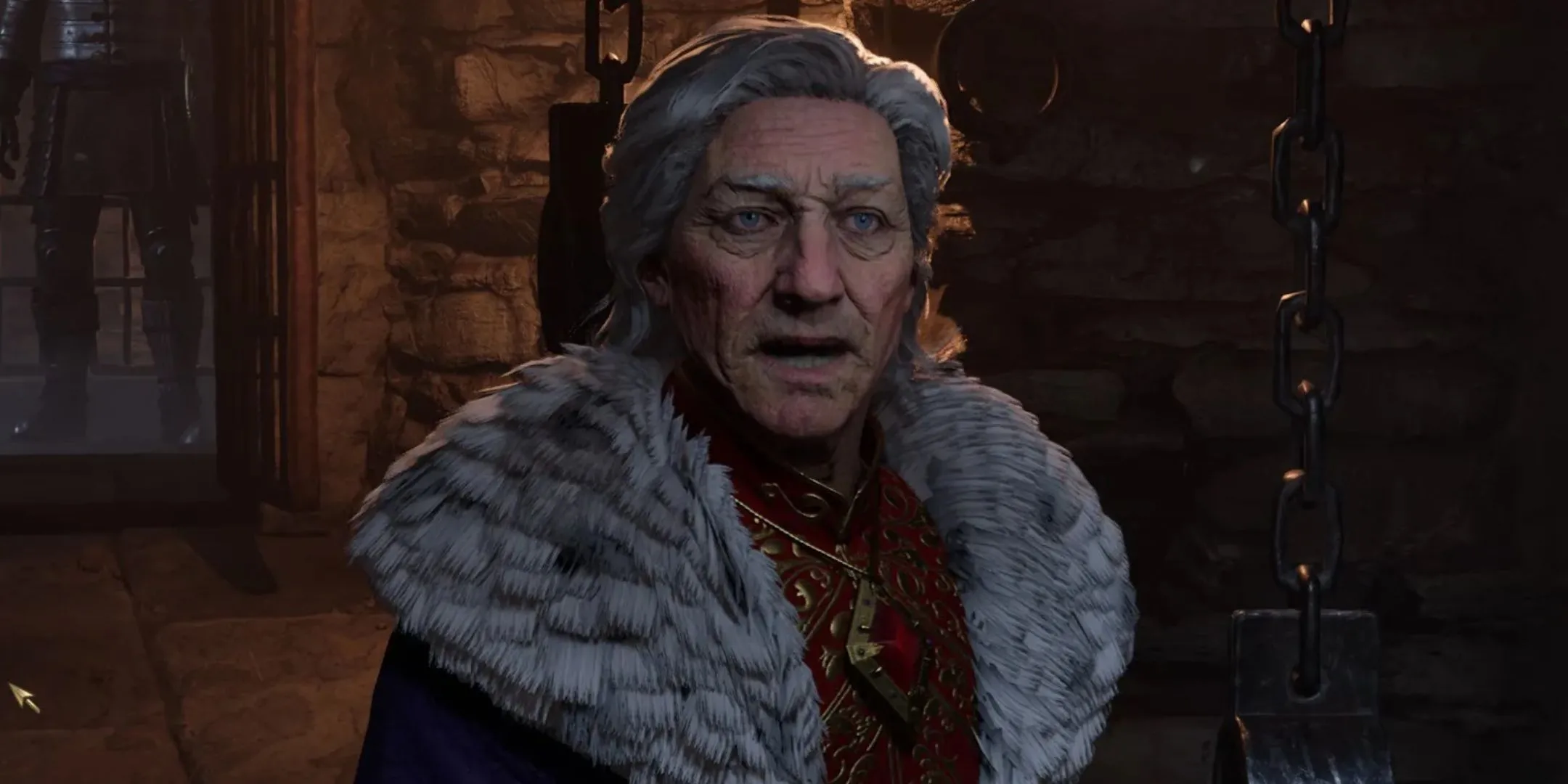 Hoàng đế Uriel Septim đầy bối rối trong The Elder Scrolls 4 Oblivion Remastered