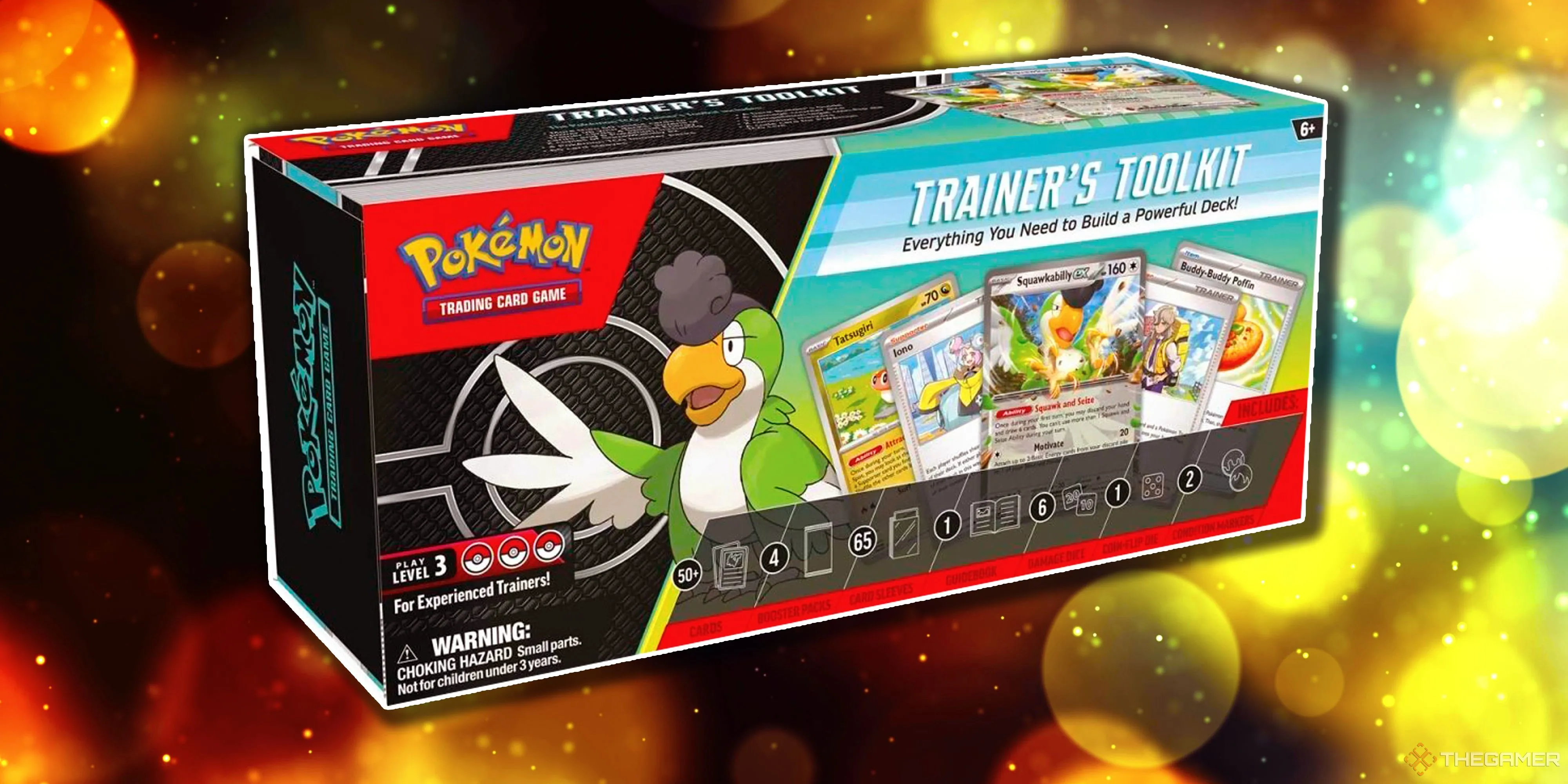 Hộp Pokemon TCG Trainer's Toolkit 2024 mới nhất với các Pokemon từ vùng Paldea