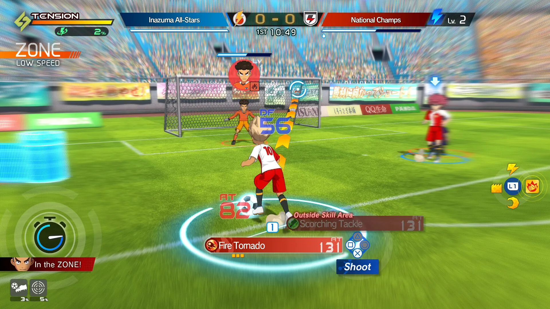Inazuma Eleven: Victory Road cho thấy các chế độ chơi và giao diện quản lý đội hình đa dạng, biểu thị chiều sâu nội dung game.