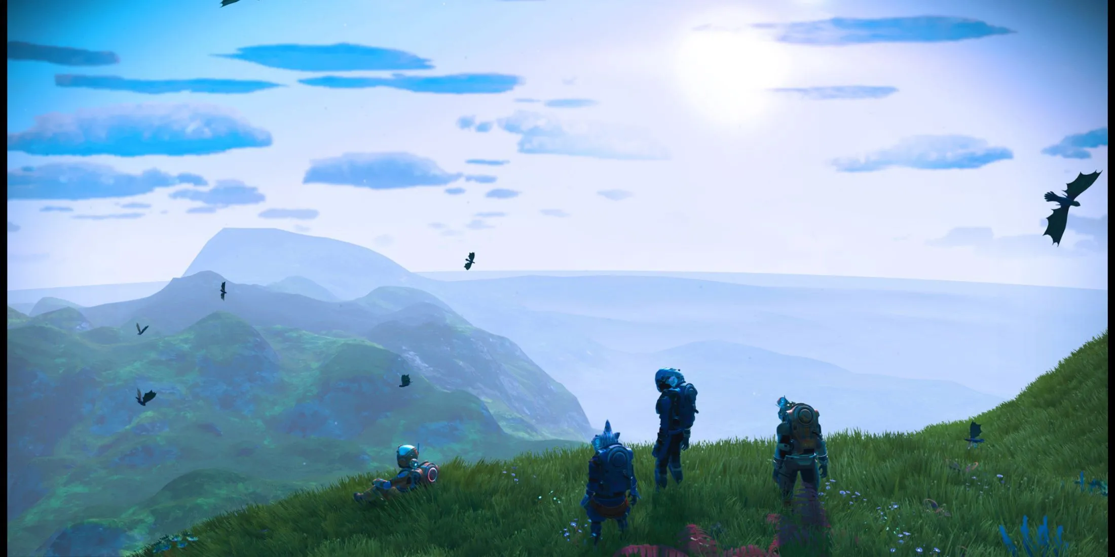 Khung cảnh phiêu lưu vũ trụ trong No Man's Sky, mở ra khả năng cho một chế độ zombie đặc biệt