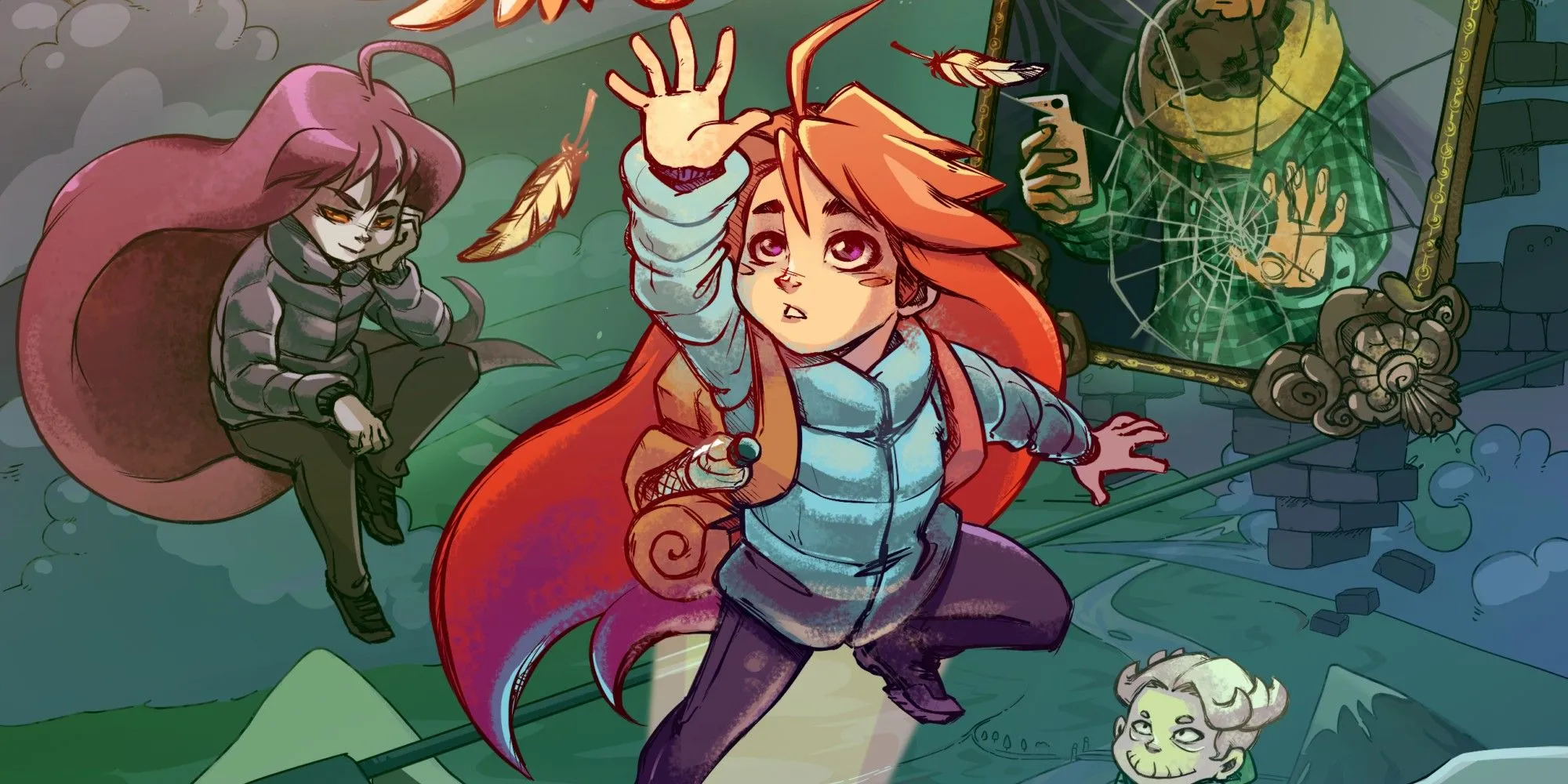 Madeline của Celeste vươn tay lên bầu trời
