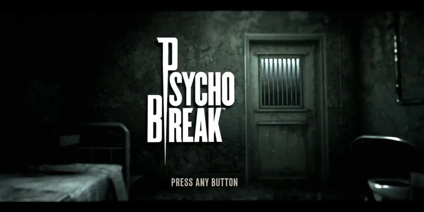 Màn hình tiêu đề của The Evil Within, hay Psycho Break, biểu tượng cho tựa game kinh dị tâm lý nổi tiếng của Shinji Mikami