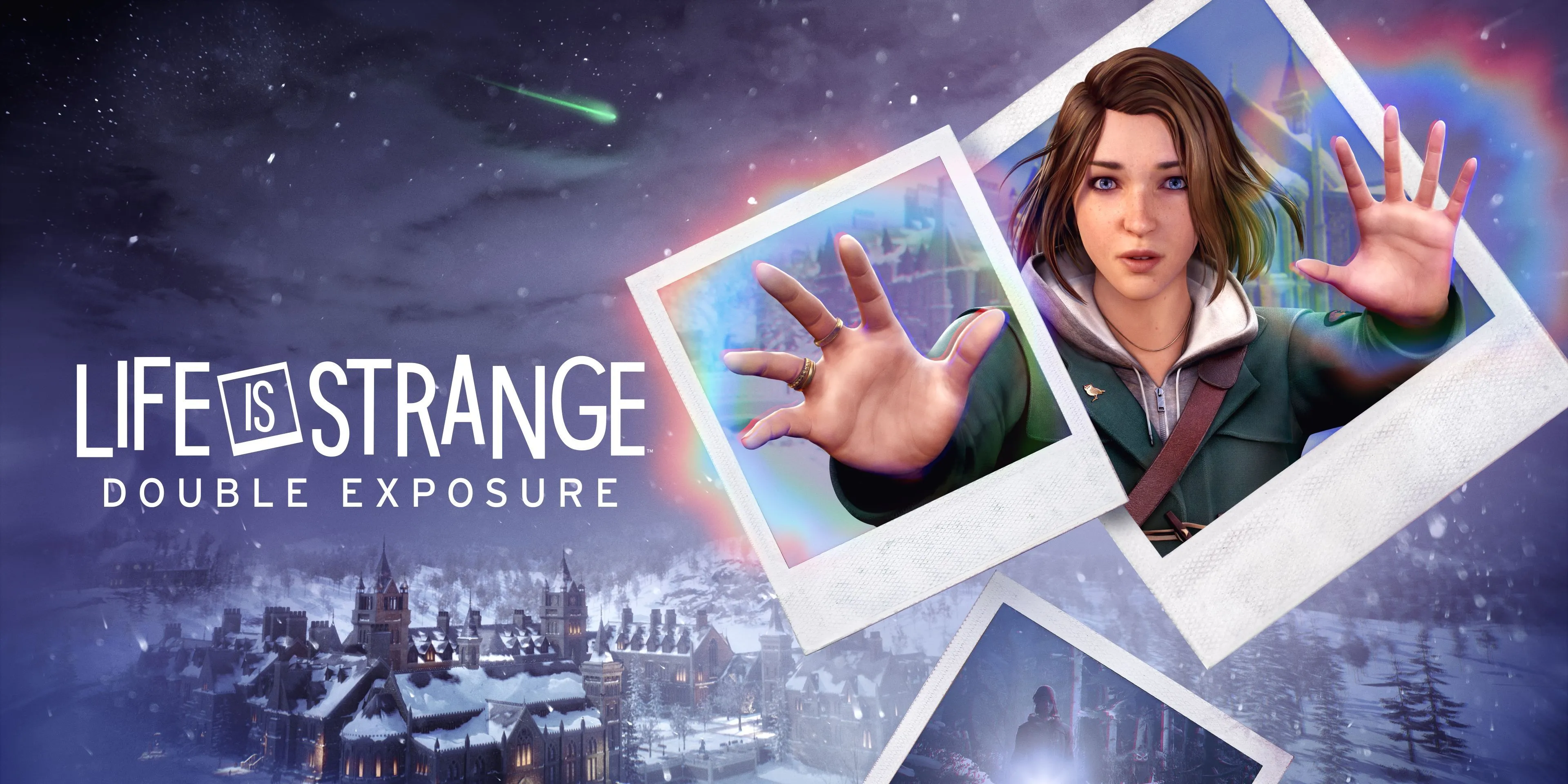 Max Caulfield đứng giữa hai phiên bản thực tại trong Life Is Strange Double Exposure, biểu tượng cho năng lực xuyên không.