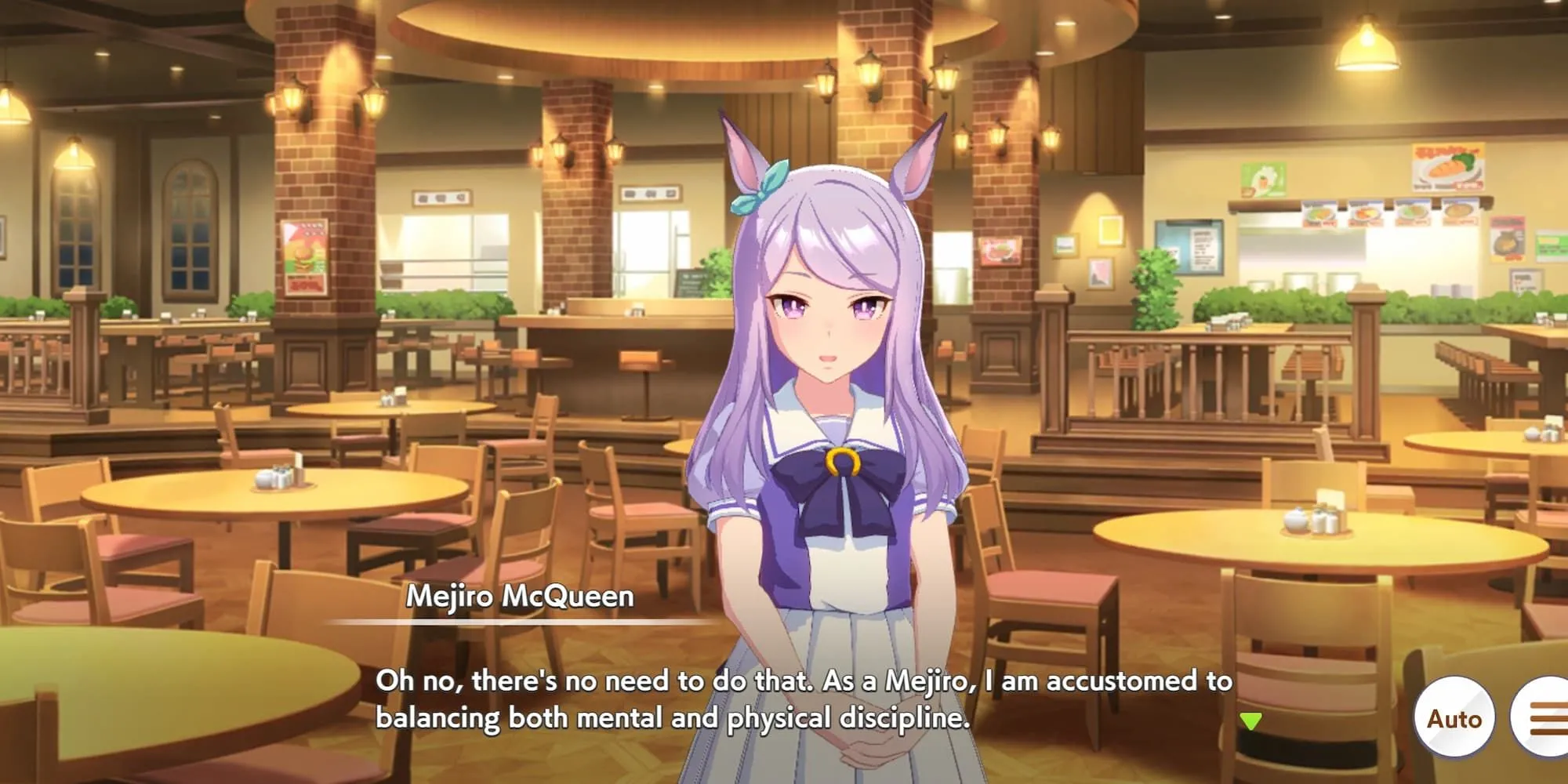 Mejiro McQueen sang trọng, một trong những Umamusume 3 sao quyền lực và là ngôi sao của anime