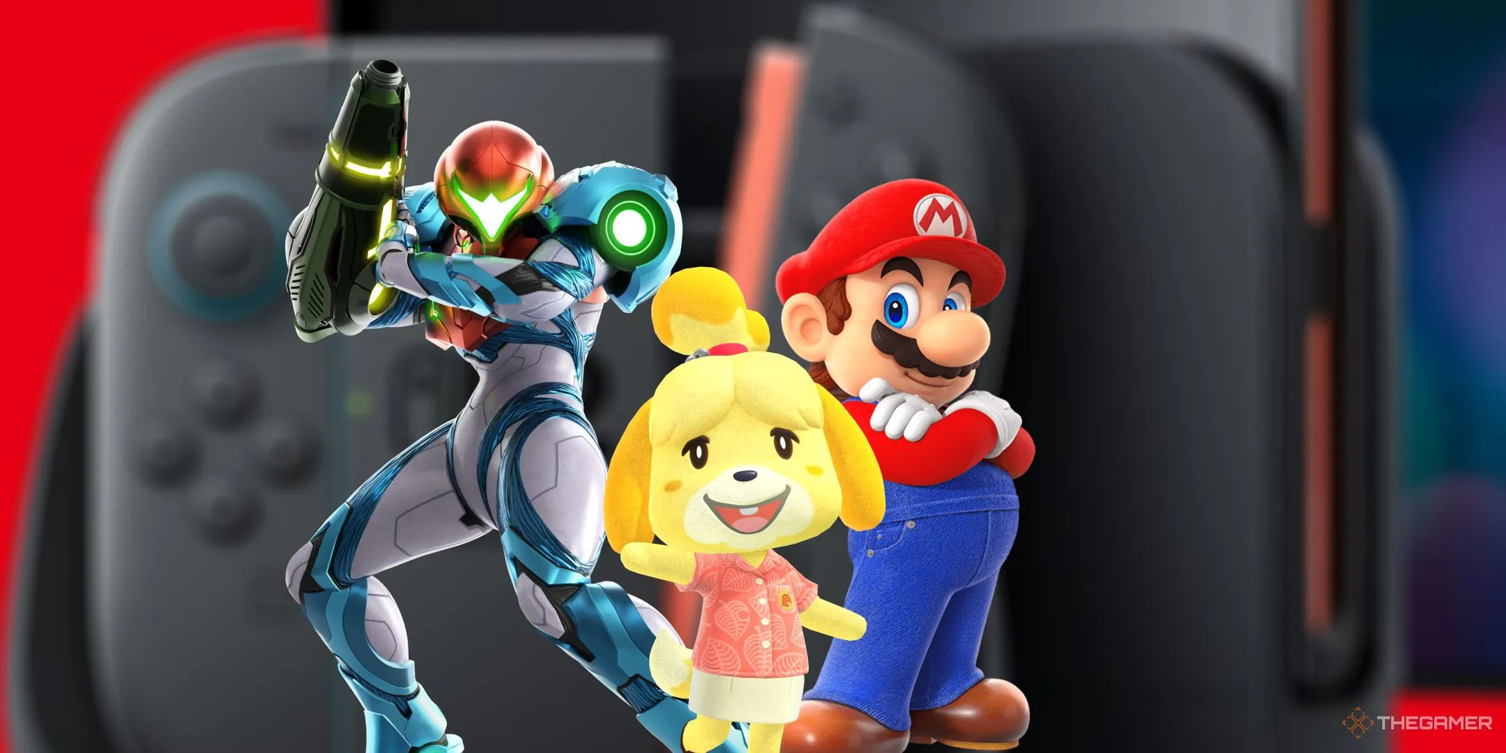 Nhân vật từ các game Nintendo lớn như Mario Odyssey, Animal Crossing, Metroid Dread đại diện cho mong muốn có phần tiếp theo trên Switch 2.