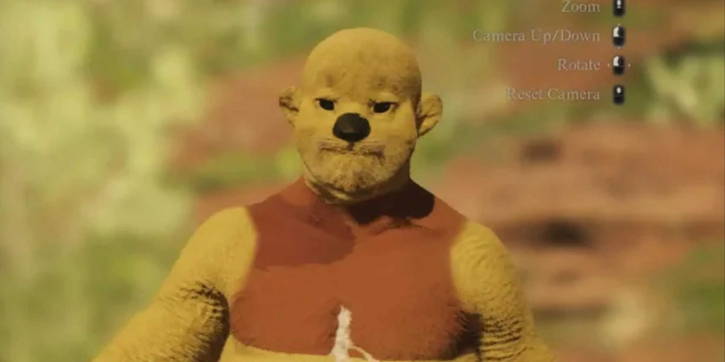 Nhân vật Winnie the Pooh phiên bản kinh dị được tạo ra từ công cụ tùy chỉnh nhân vật độc đáo trong Dragon's Dogma 2.