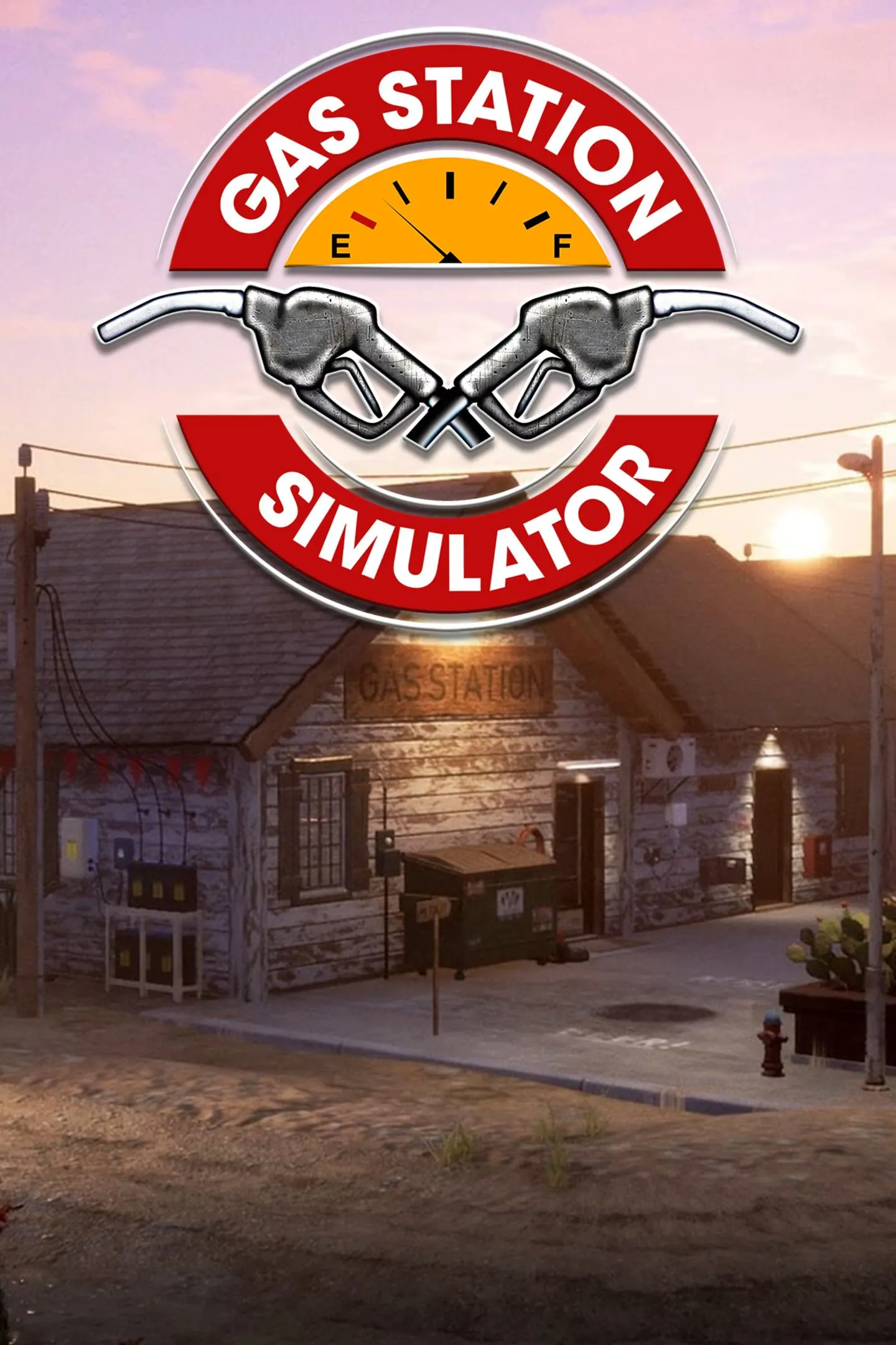 Nội thất trạm xăng trong Gas Station Simulator, nơi có thể trở thành cứ điểm chống lại xác sống