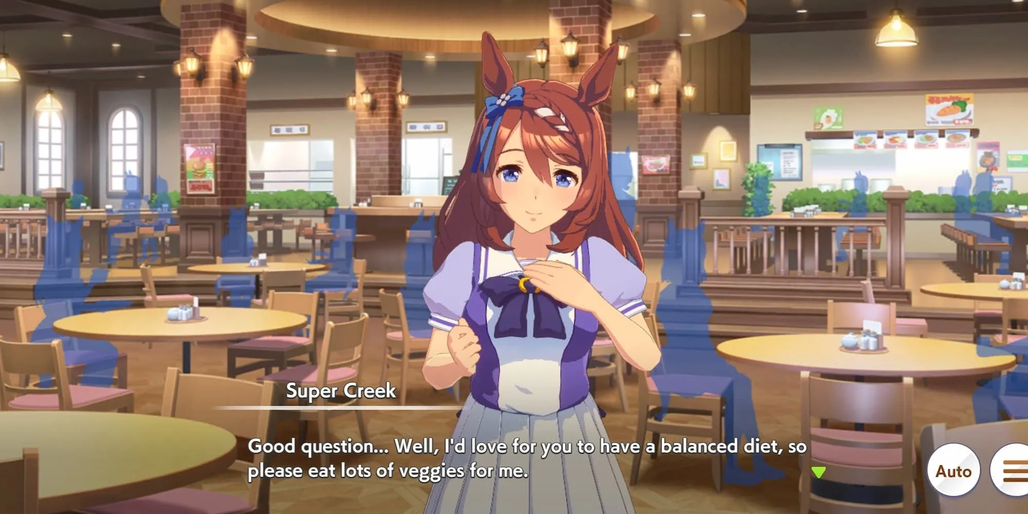 Nữ sinh ngựa Super Creek dịu dàng trong Umamusume: Pretty Derby, biểu tượng của sự quan tâm và meme &quot;goo-goo babies&quot;