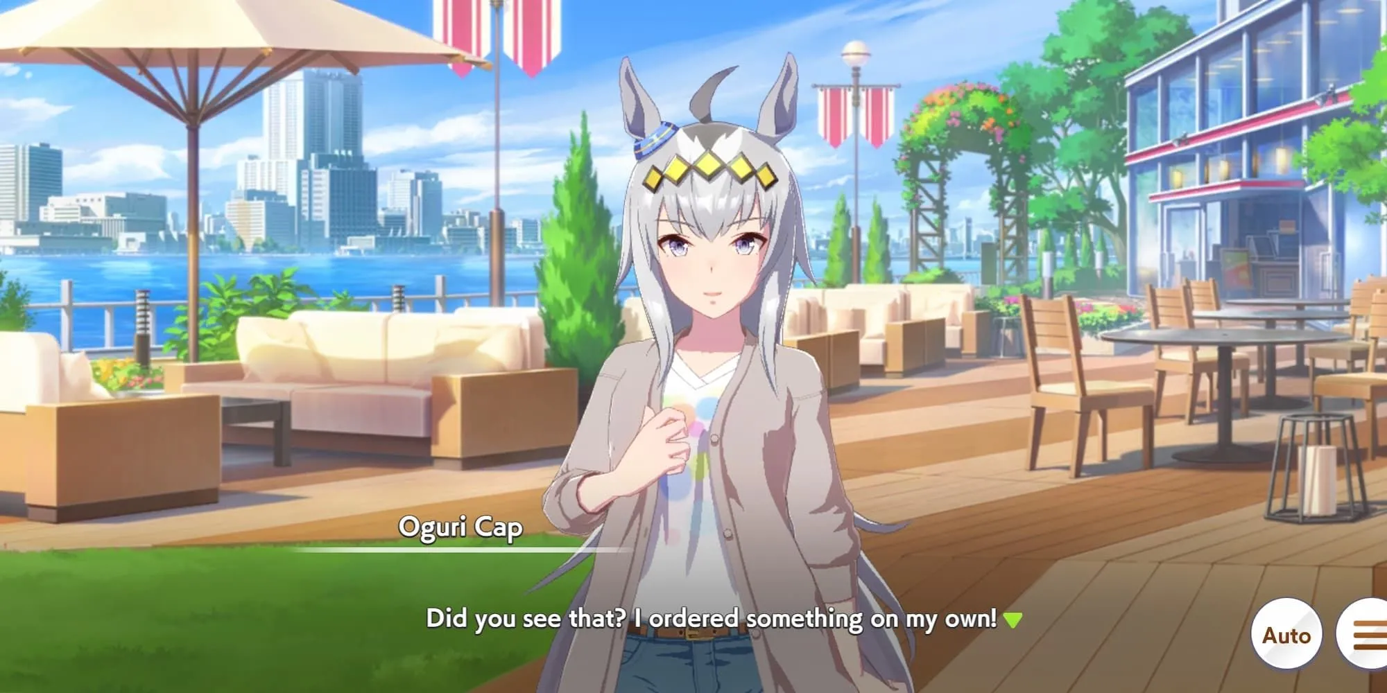 Oguri Cap, nữ sinh ngựa mạnh mẽ với kỹ năng bứt tốc Triumphant Pulse trong Umamusume: Pretty Derby