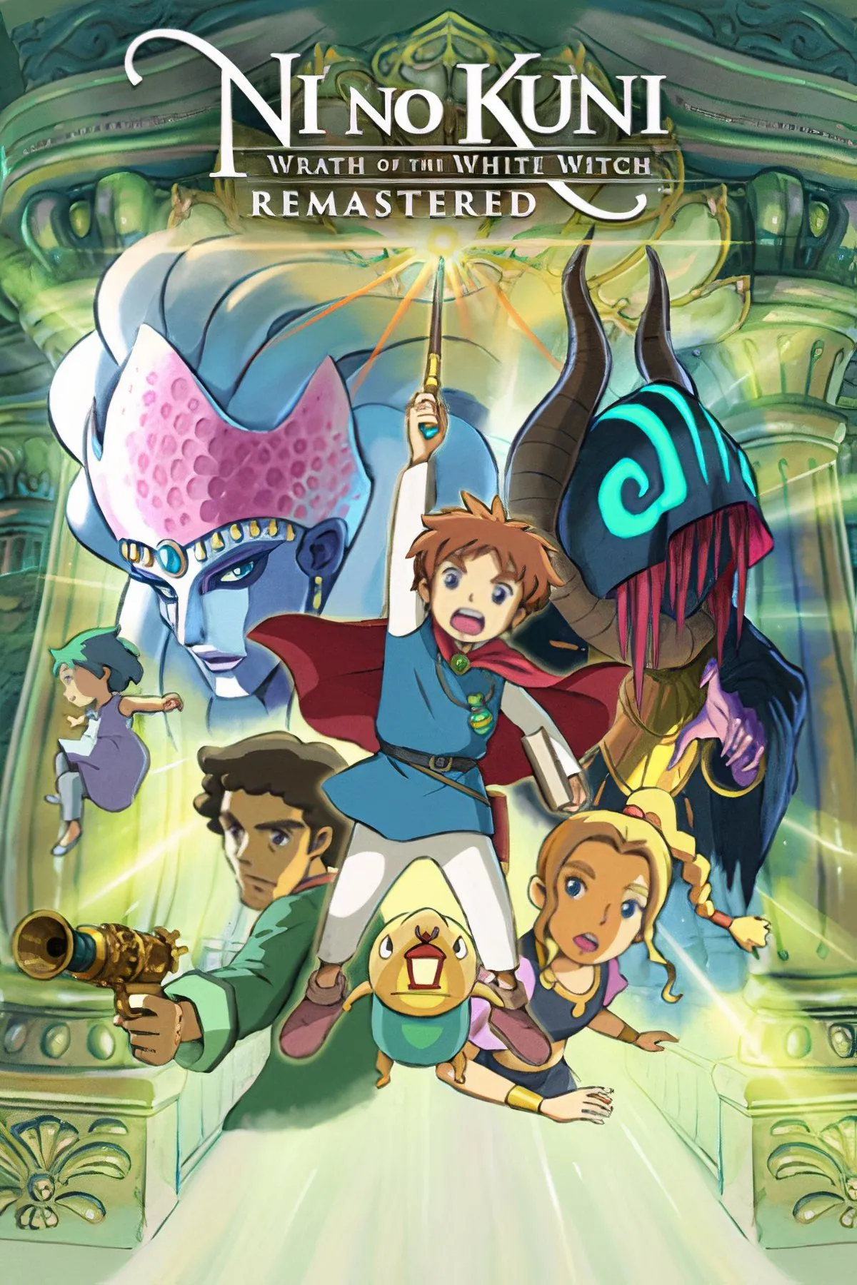 Oliver và Drippy khám phá thế giới song song trong Ni No Kuni: Wrath of the White Witch, JRPG với đồ họa Ghibli