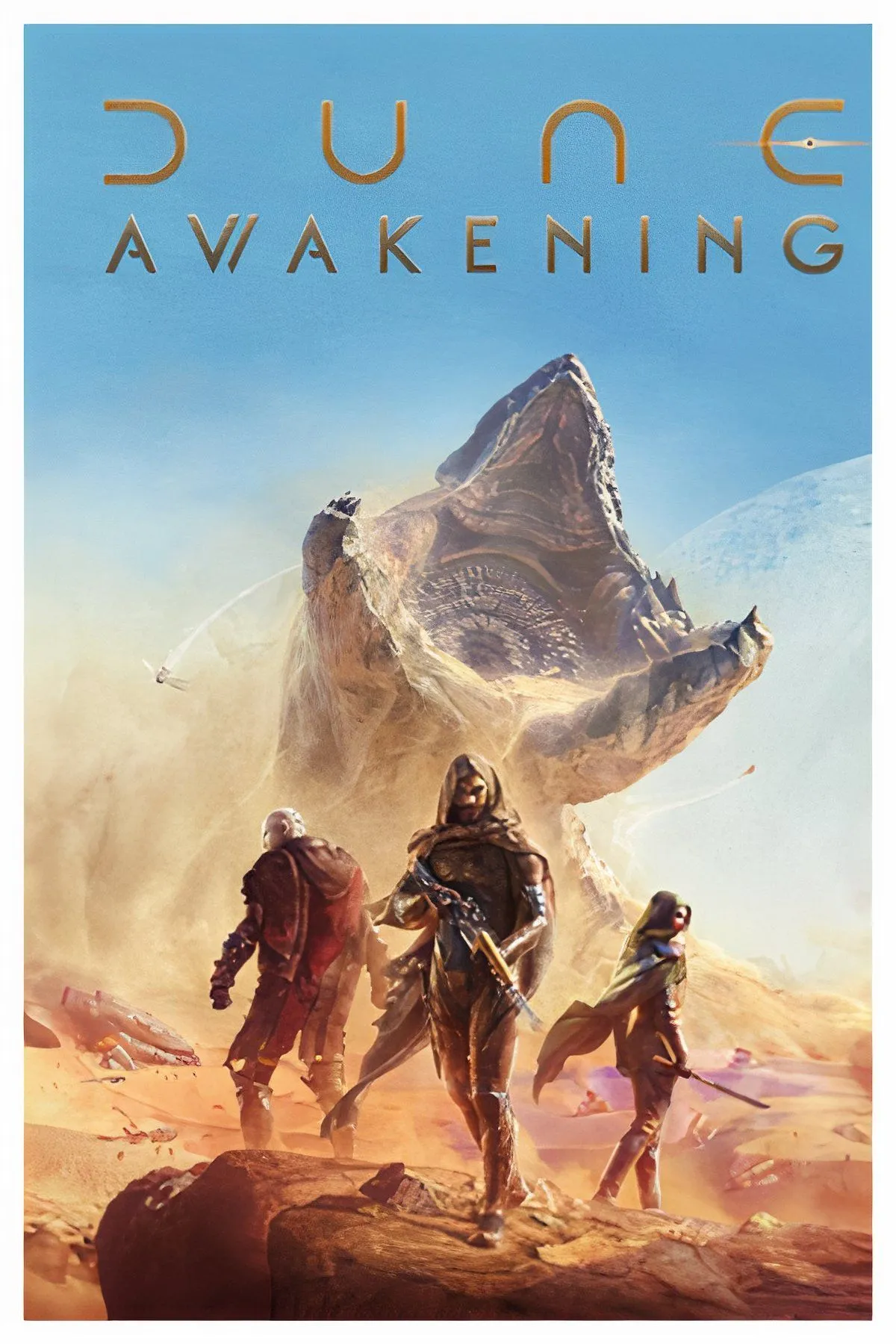 Phong cảnh hành tinh Arrakis hoang sơ trong game MMORPG Dune: Awakening.