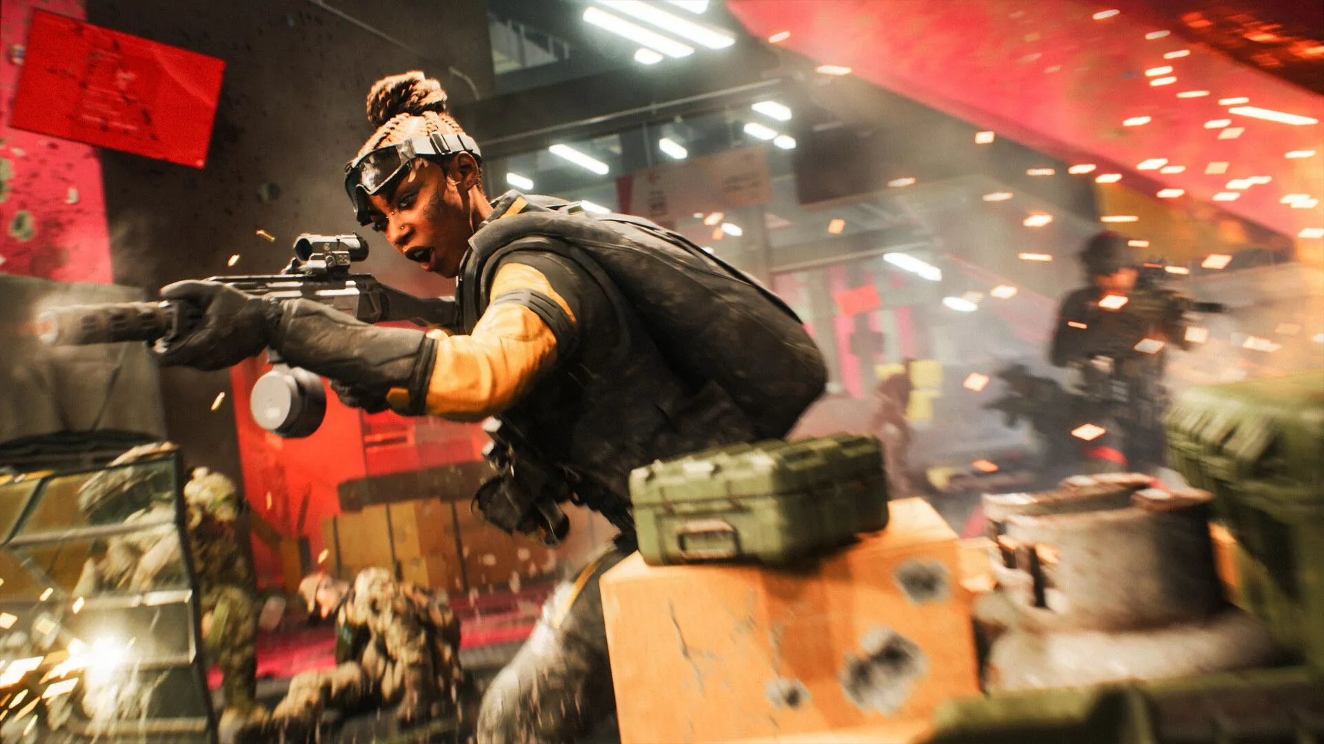 Quang cảnh rộng lớn của bản đồ Battlefield 2042, lý tưởng cho các cuộc giao tranh lớn với zombie