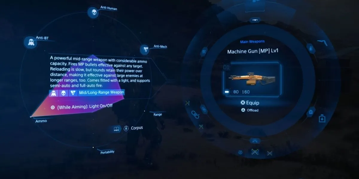 Súng Máy (MP) Cấp 1 – Vũ khí áp chế hiệu quả trong Death Stranding 2: On the Beach