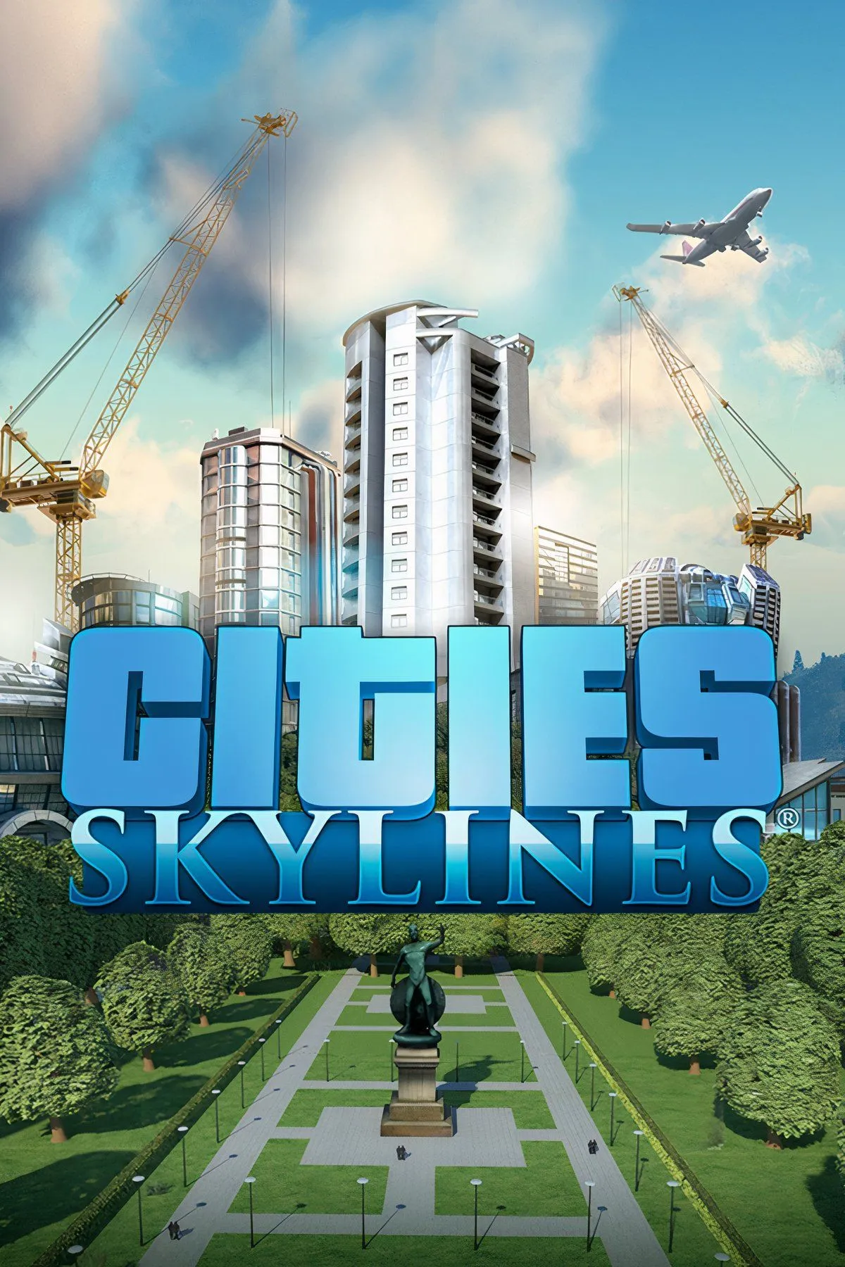 Thành phố sầm uất trong Cities: Skylines, chuẩn bị cho một kịch bản zombie bùng phát