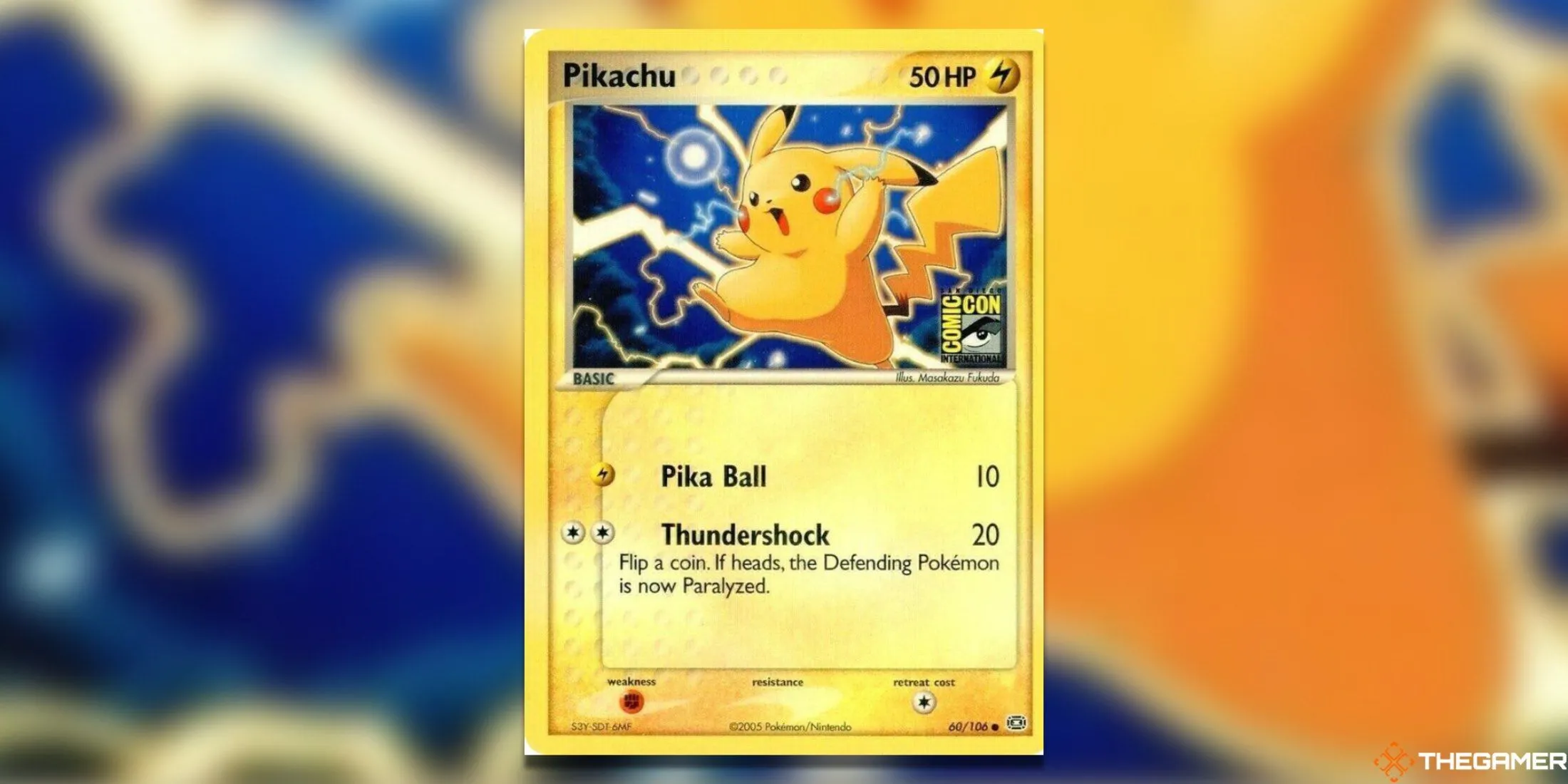 Thẻ Pikachu SDCC 2005 Promo của Pokemon TCG