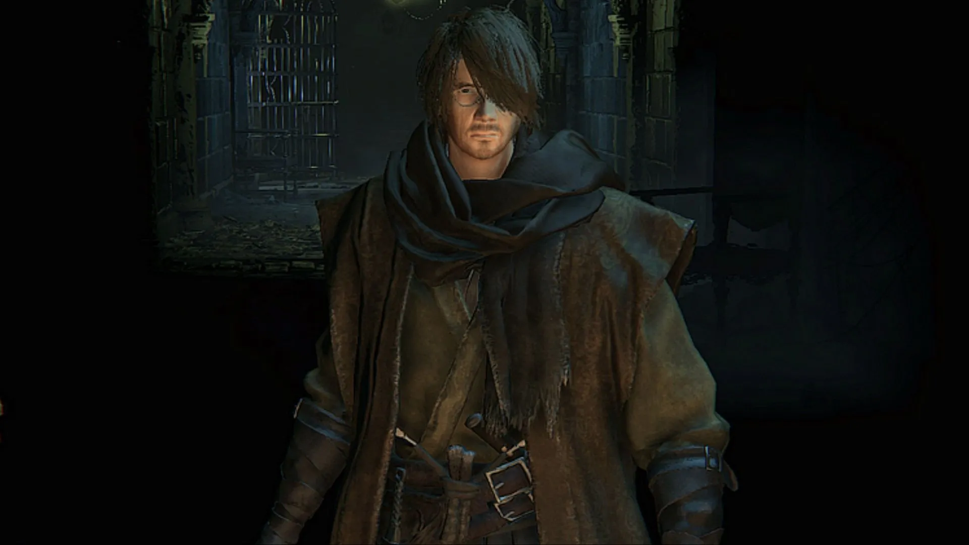 Thợ săn già Old Hunter Yamamura trong Bloodborne: The Old Hunters, đến từ vùng đất phương Đông