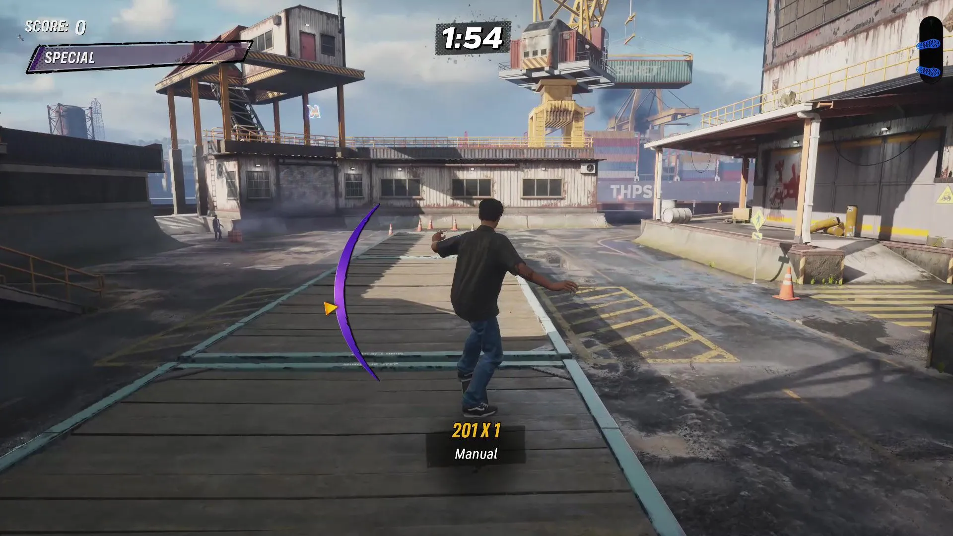 Tony Hawk's Pro Skater 3 + 4 - Màn Shipyard Manual Combo