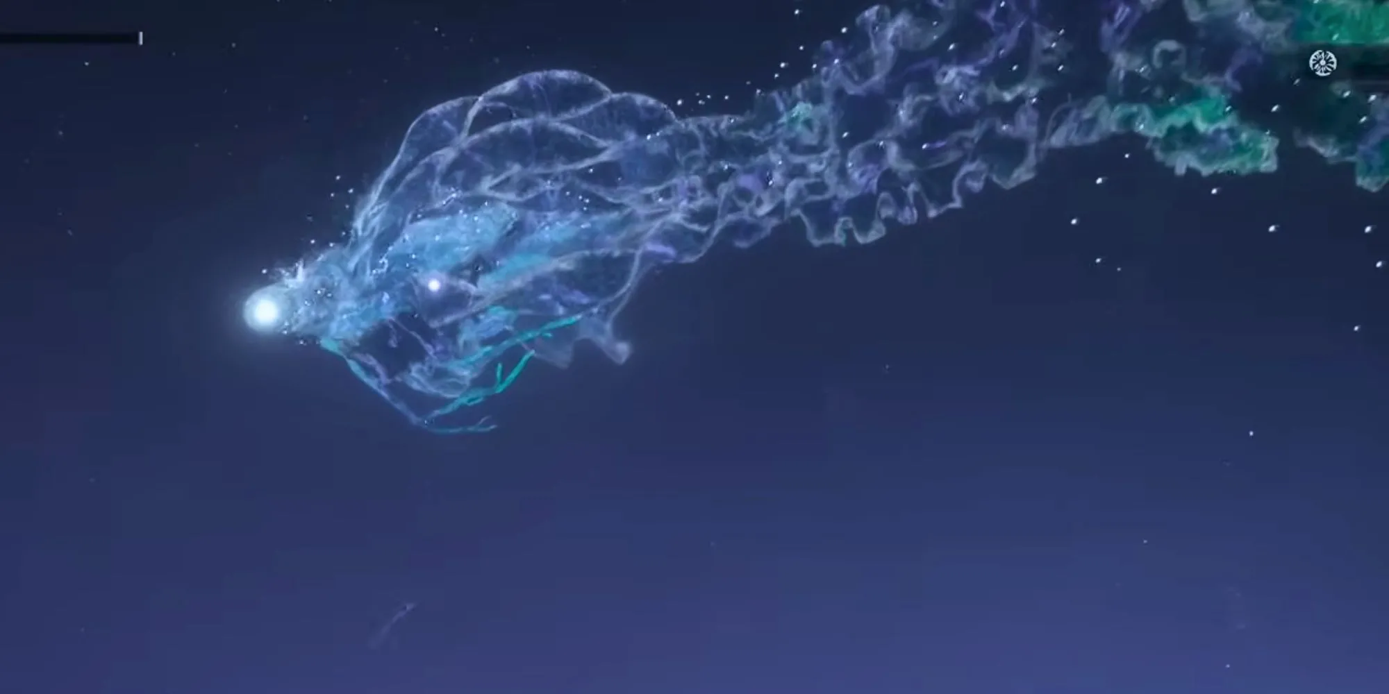 Trận chiến căng thẳng với Maris, Fathom of Night, Nightlord boss trong Elden Ring Nightreign, cho thấy tư thế bay và hiệu ứng Sleep.