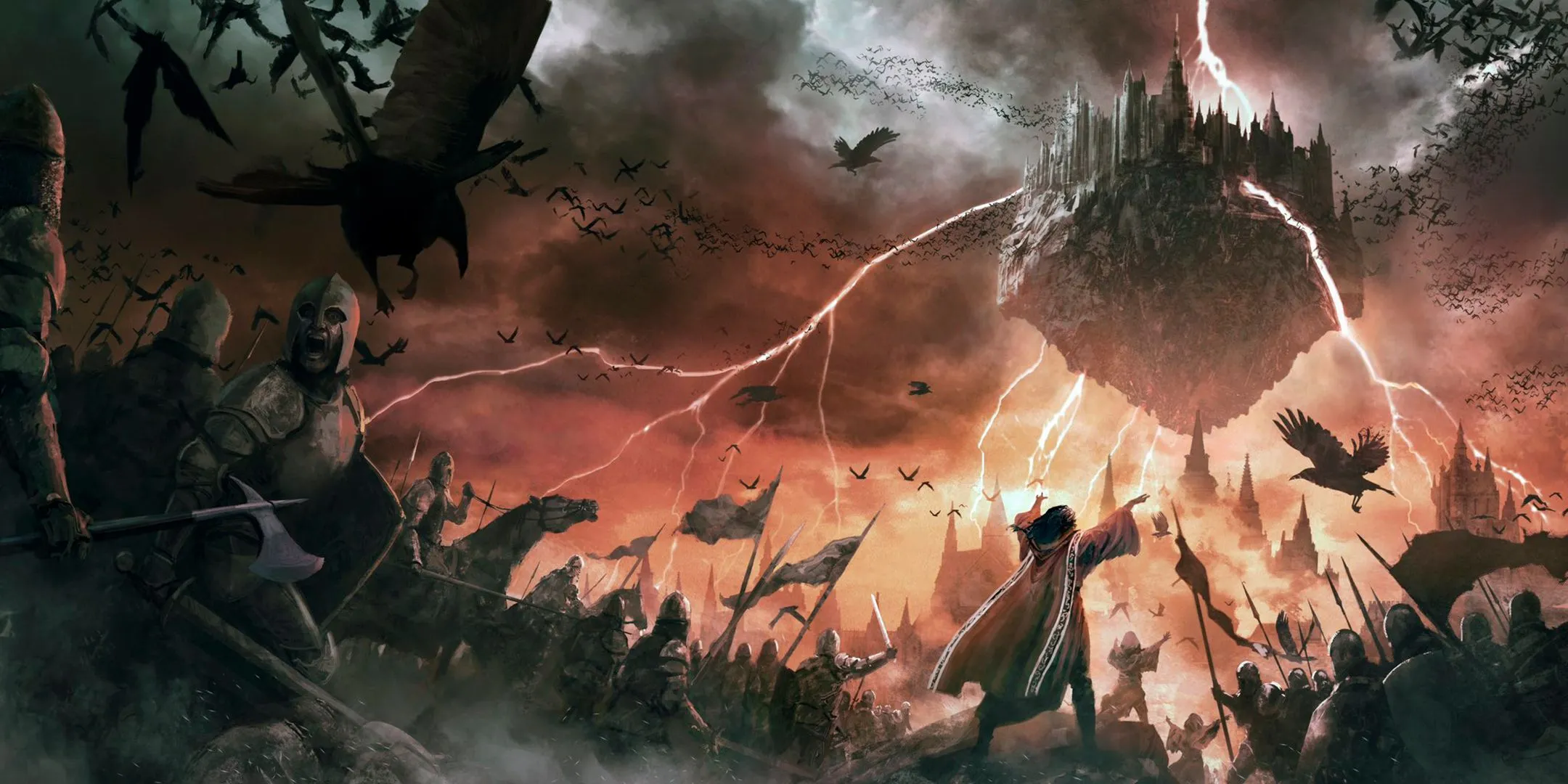 Tranh minh họa chính thức từ series tiểu thuyết Malazan Book of the Fallen, thể hiện thế giới giả tưởng đồ sộ và phức tạp