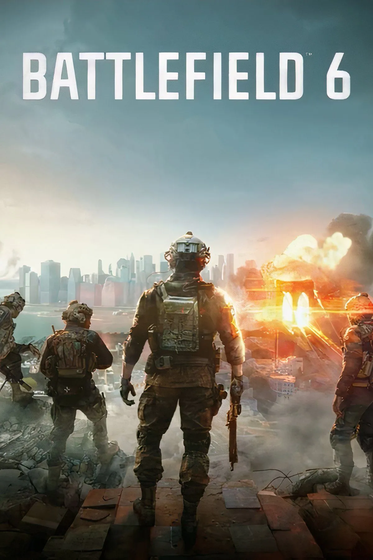 Artwork chính thức của Battlefield 6, biểu tượng cho cam kết hiệu suất và trải nghiệm game thủ