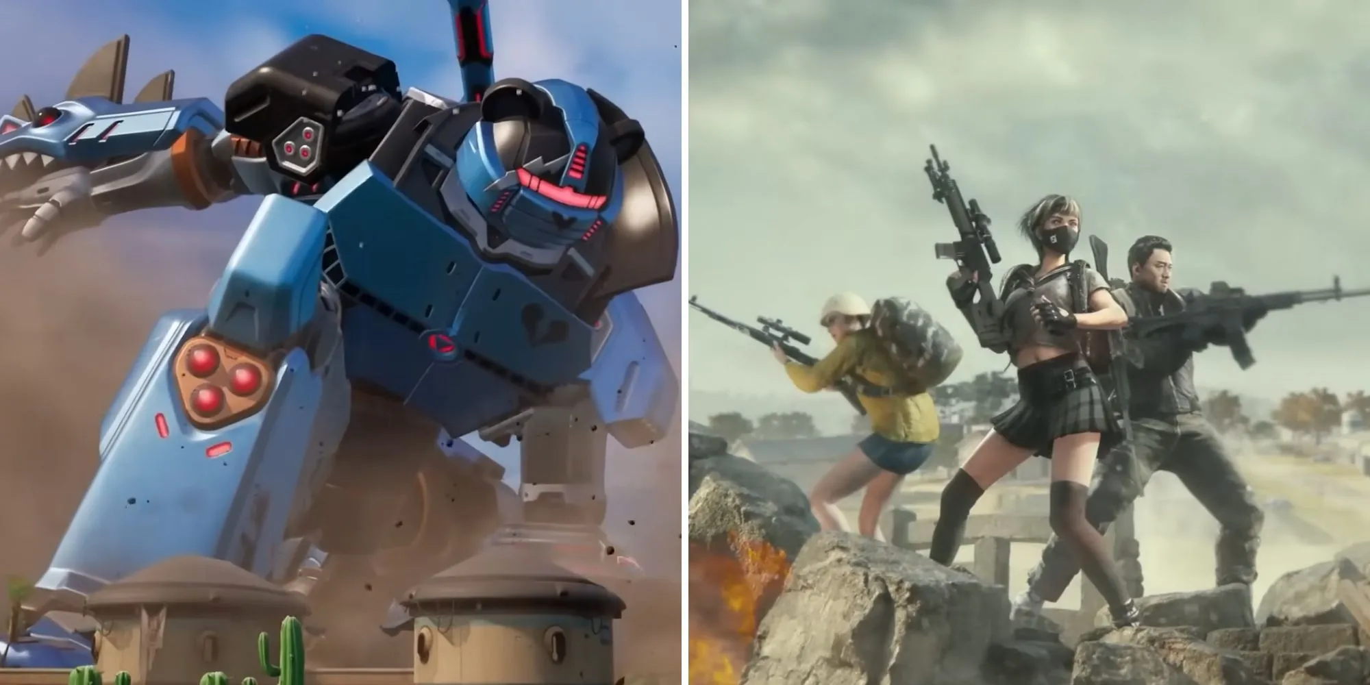 Chế độ Zero Builds của Fortnite và hệ thống bot hỗ trợ game thủ mới trong PUBG giúp cả hai tựa game dễ dàng tiếp cận hơn.