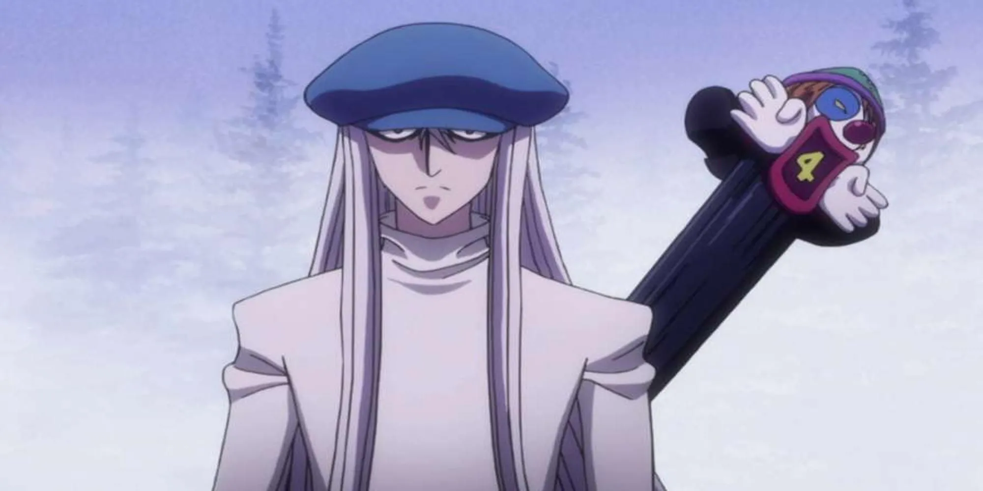 Kite (dạng Chimera Ant) với vẻ mặt bình thản, dấu ấn của quá khứ trong Hunter x Hunter.