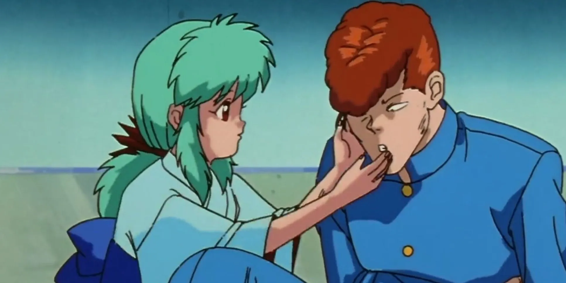 Kuwabara Kazuma và Yukina trong Yu Yu Hakusho, tình cảm chân thành và sự bảo vệ không lời