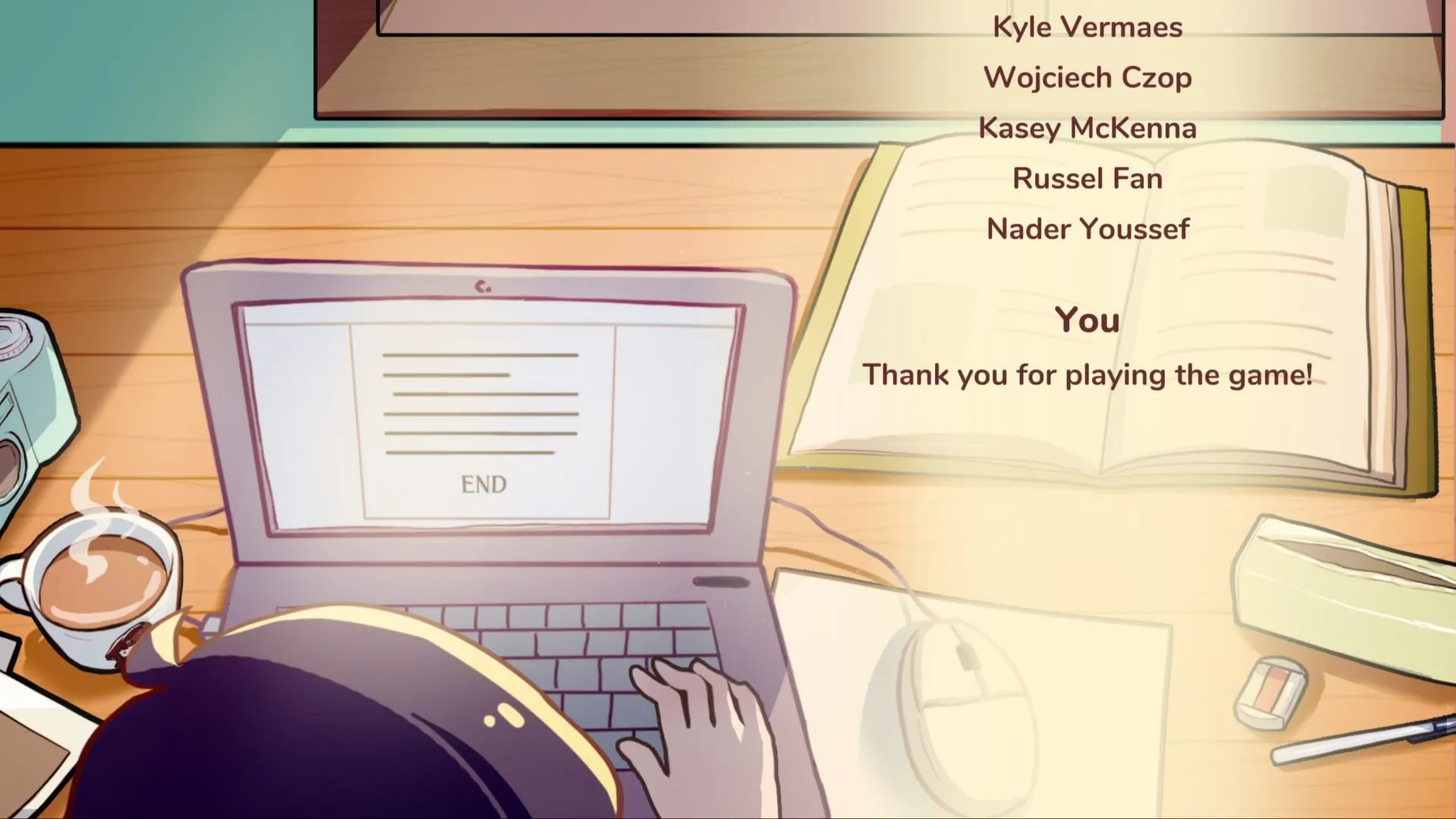 Màn hình credit của Little Problems, biểu tượng cho sự hoàn thành game và tiềm năng phát triển