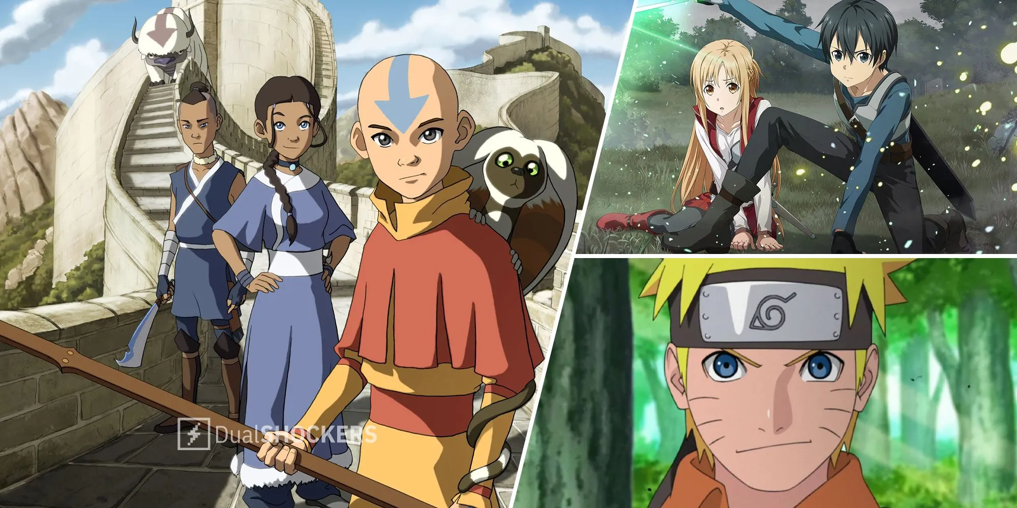 Tổng hợp 10 anime hay nhất giống Fullmetal Alchemist, bao gồm Avatar: The Last Airbender, Sword Art Online, Naruto